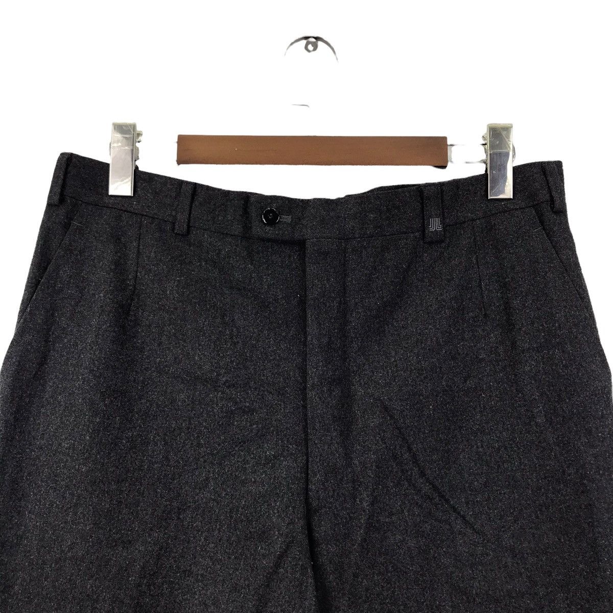 Lanvin LANVIN PARIS Baggy Wool Grey Trousers Pant Size US 34 / EU 50 - 2 Thumbnail