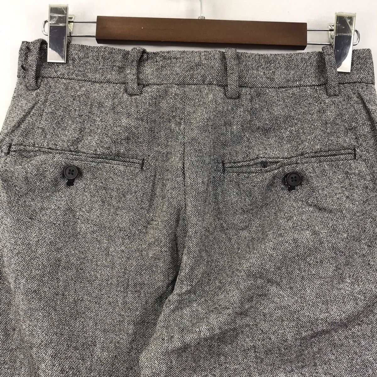 Global Work GLOBAL WORK Straight Cut Wool Trousers Casual Pant Size US 29 - 7 Thumbnail