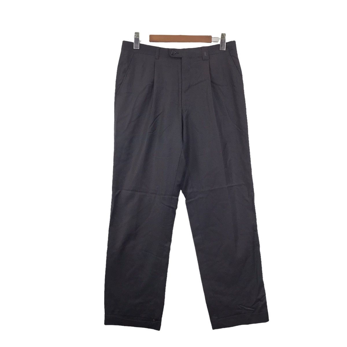 Lanvin LANVIN PARIS Straight Cut Wool Trousers Casual Pant Size US 32 / EU 48 - 1 Thumbnail
