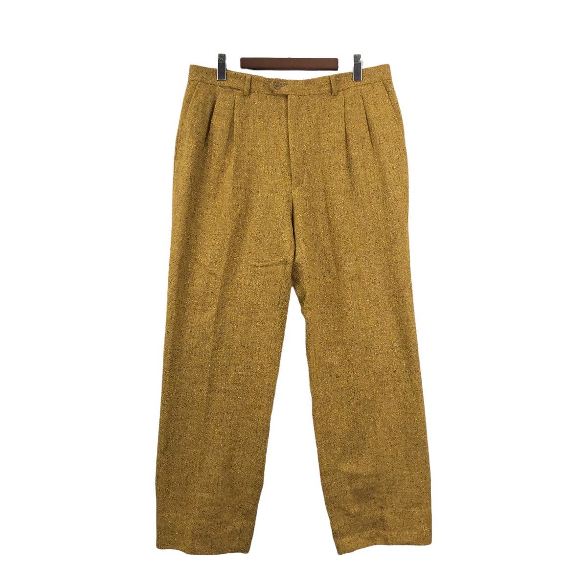 Angelo Nardelli Vintage ANGELO NARDELLI Italy Brand Baggy Wool Trousers Pant Size US 36 / EU 52 - 1 Thumbnail