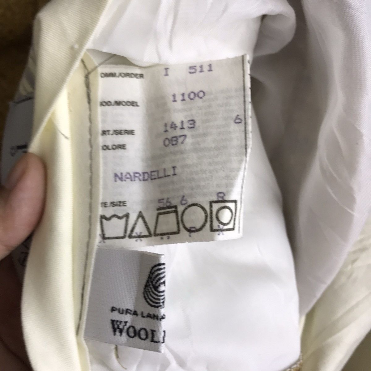 Angelo Nardelli Vintage ANGELO NARDELLI Italy Brand Baggy Wool Trousers Pant Size US 36 / EU 52 - 4 Thumbnail