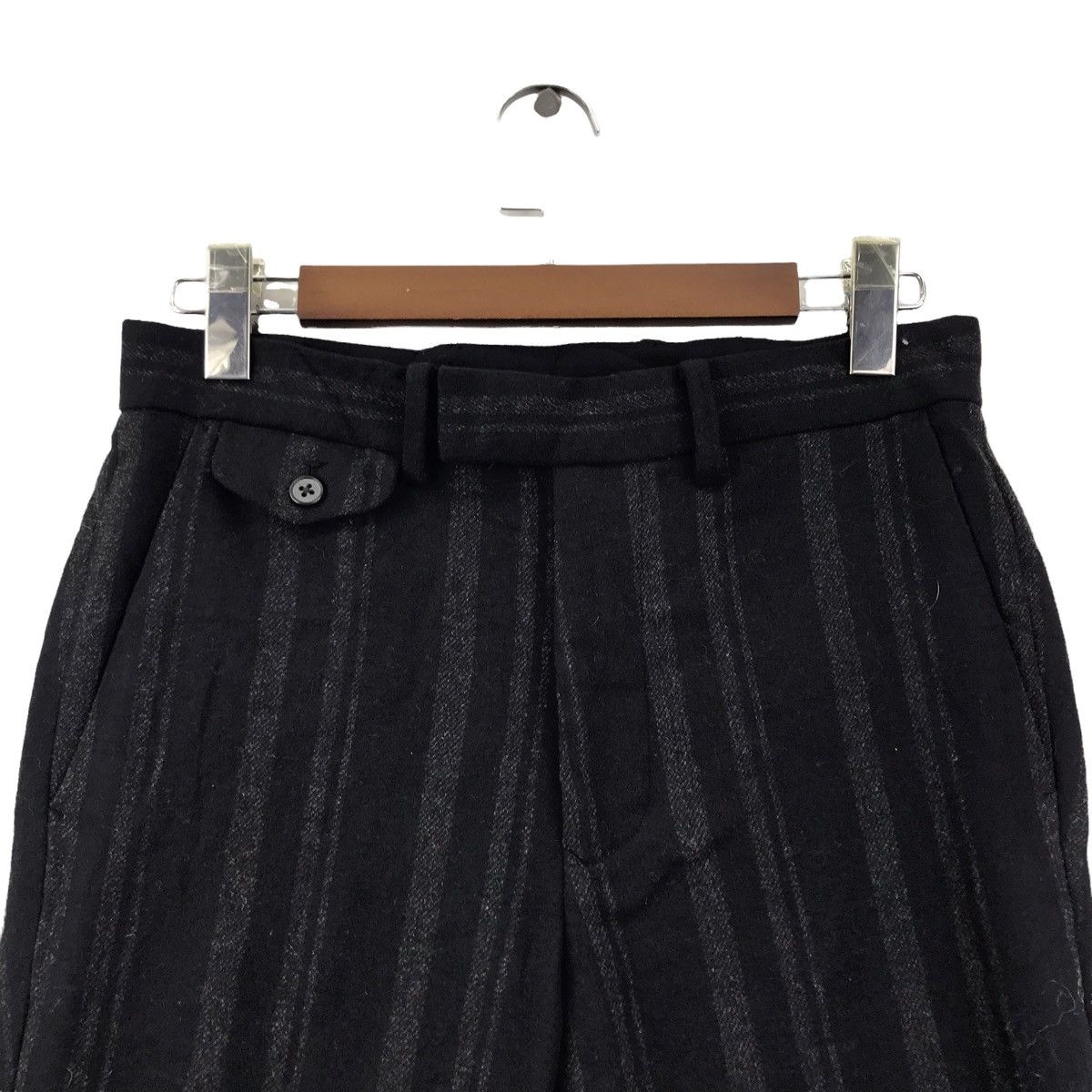 Global Work GLOBAL WORK Straight Cut Wool Stripes Trousers Casual Pant Size US 31 - 2 Thumbnail