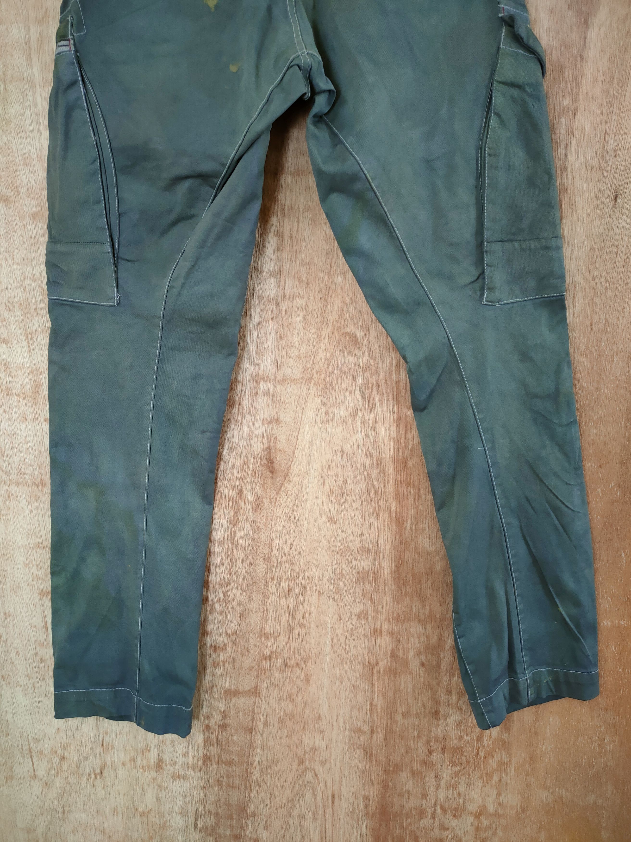 Japanese Brand DL Twist Japan faded paint distressed cargo pants#46-625 Size US 30 / EU 46 - 9 Thumbnail