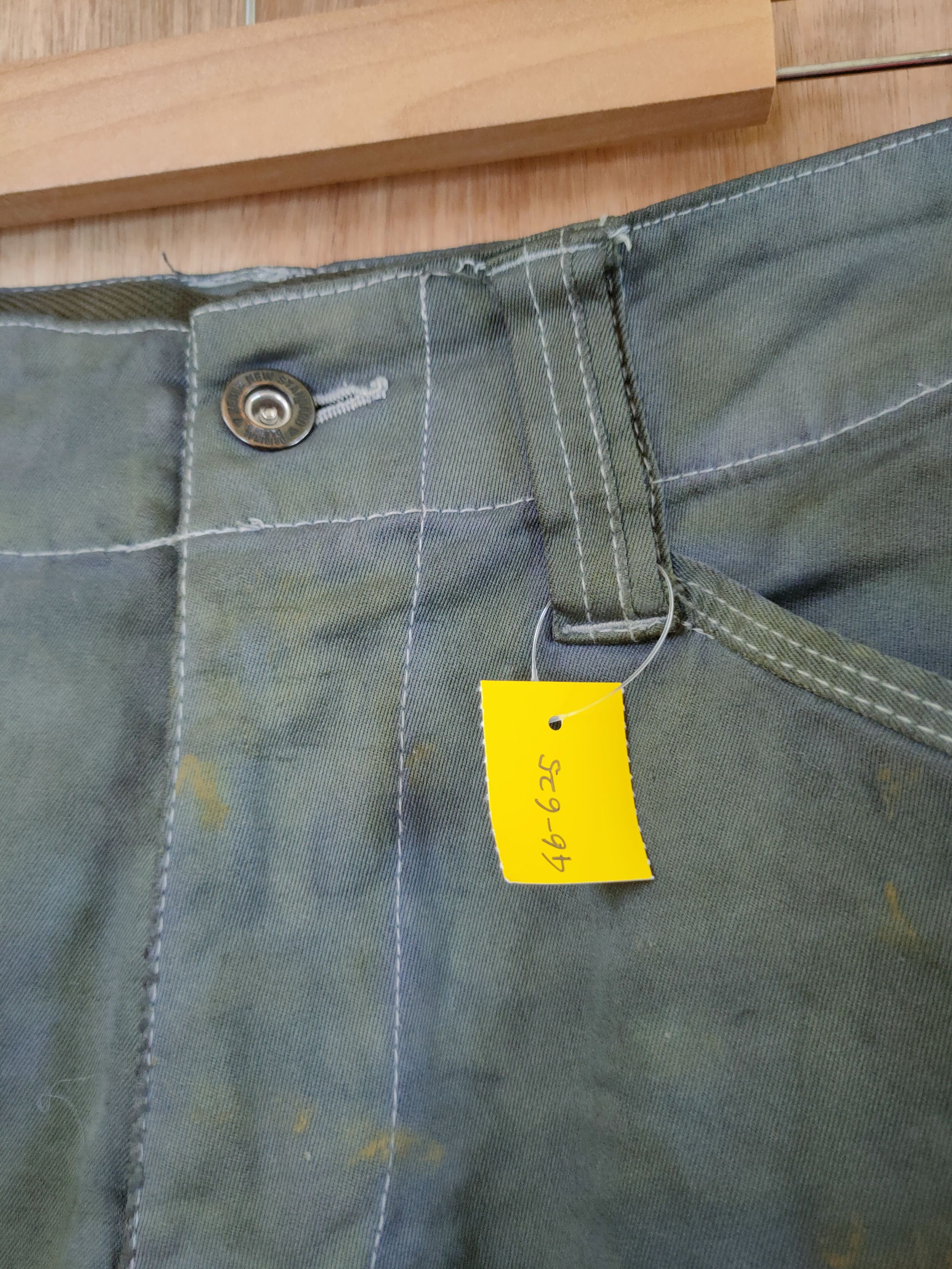 Japanese Brand DL Twist Japan faded paint distressed cargo pants#46-625 Size US 30 / EU 46 - 6 Thumbnail