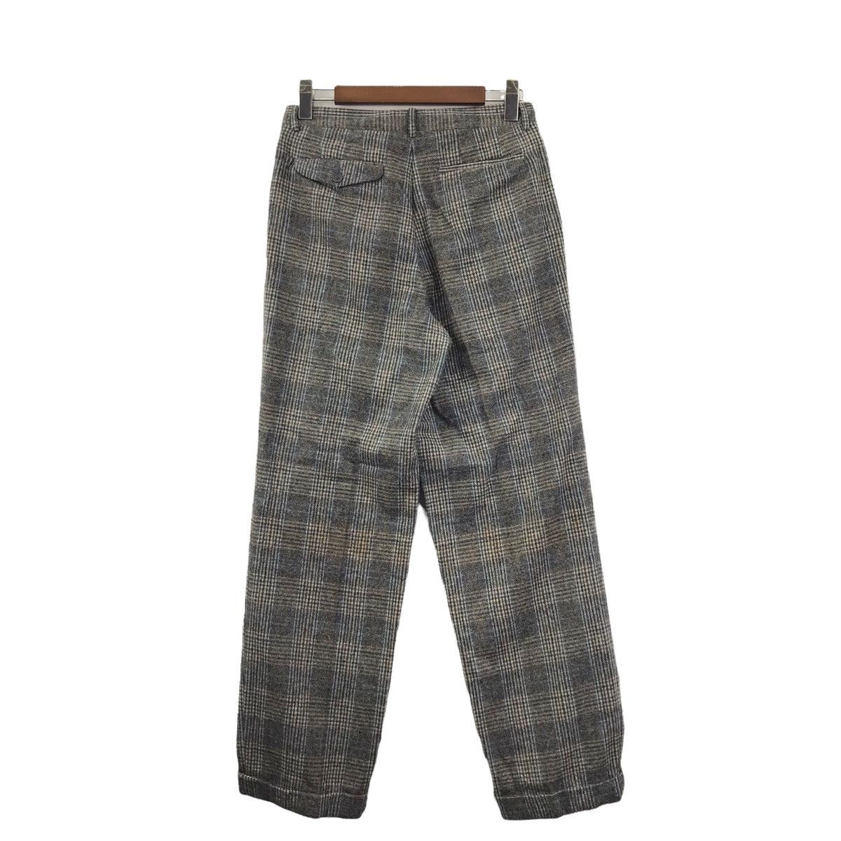 Karl Helmut KARL HELMUT Japanese Brand Check Wool Straight Cut Trousers Size US 28 / EU 44 - 6 Thumbnail