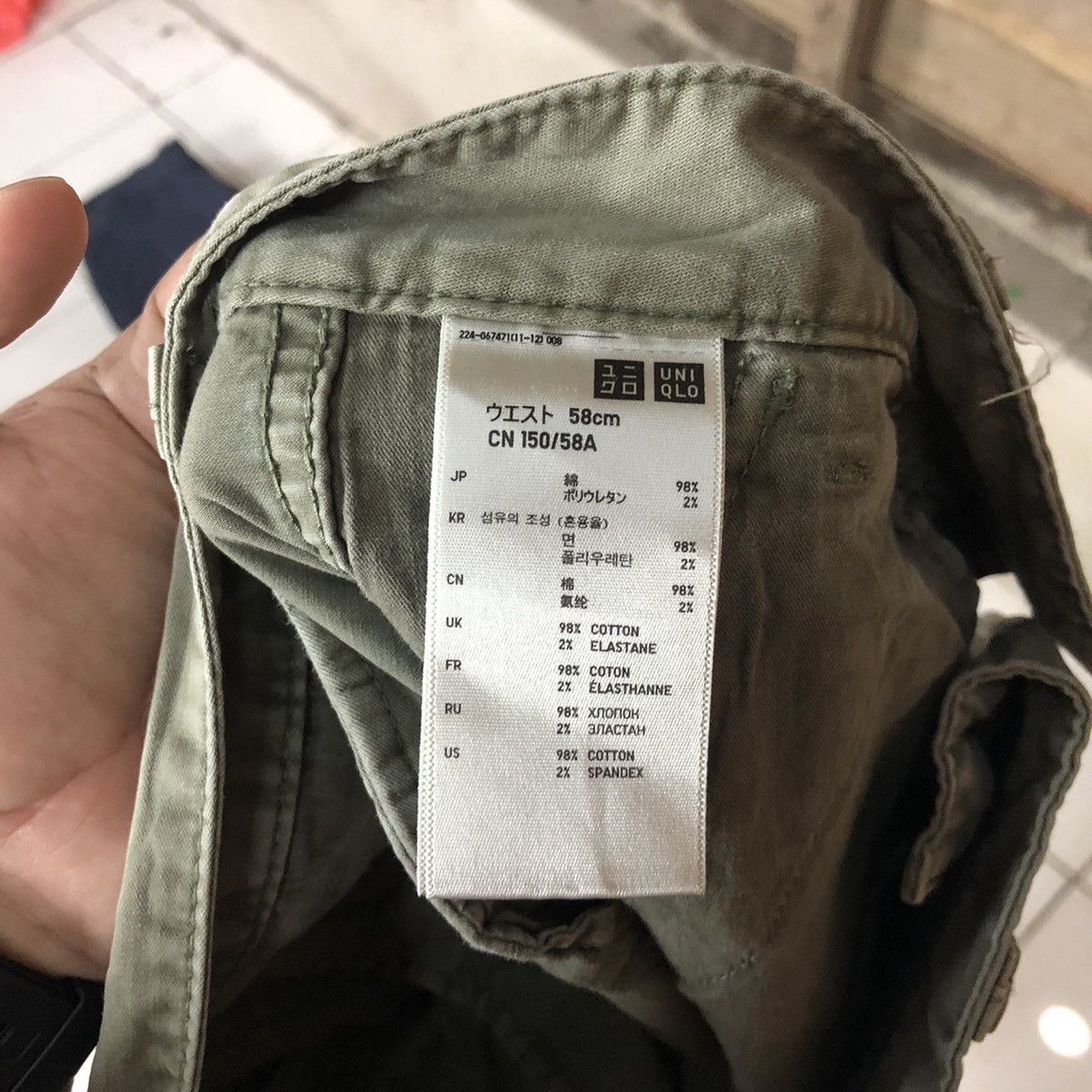 Faded Glory Uniqlo Green faded multipocket tactical Cargo Pants #6885 Size US 26 / EU 42 - 15 Thumbnail
