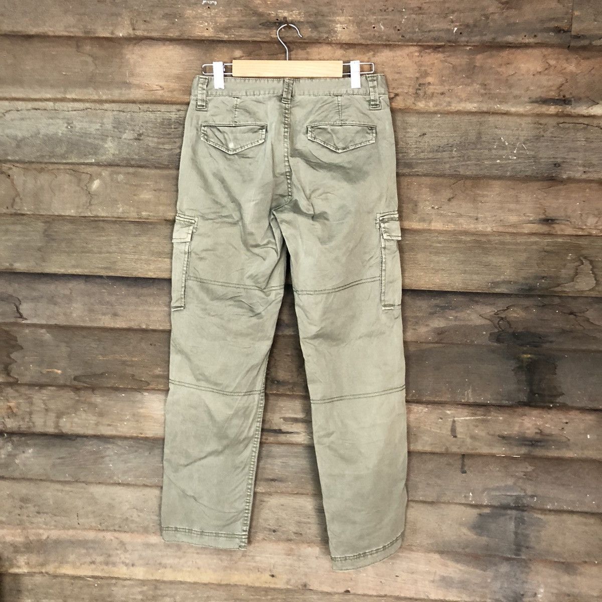 Faded Glory Uniqlo Green faded multipocket tactical Cargo Pants #6885 Size US 26 / EU 42 - 10 Thumbnail