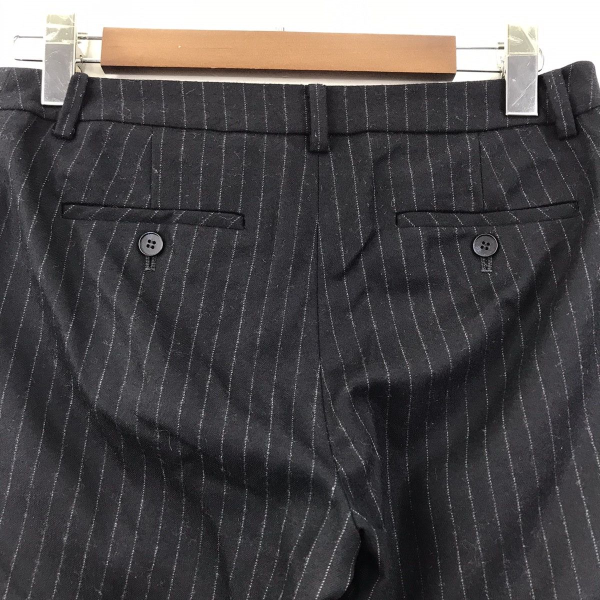 Vintage NOLLEY'S SOPHI Wool Stripes Casual Trousers Pant Size US 30 / EU 46 - 7 Thumbnail