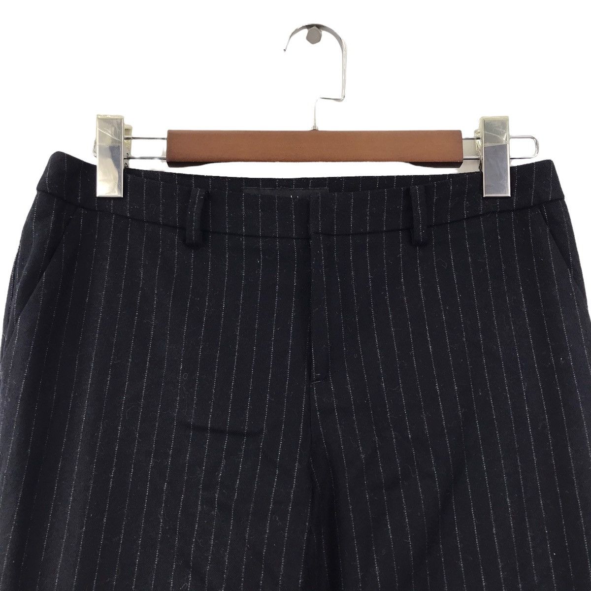 Vintage NOLLEY'S SOPHI Wool Stripes Casual Trousers Pant Size US 30 / EU 46 - 2 Thumbnail