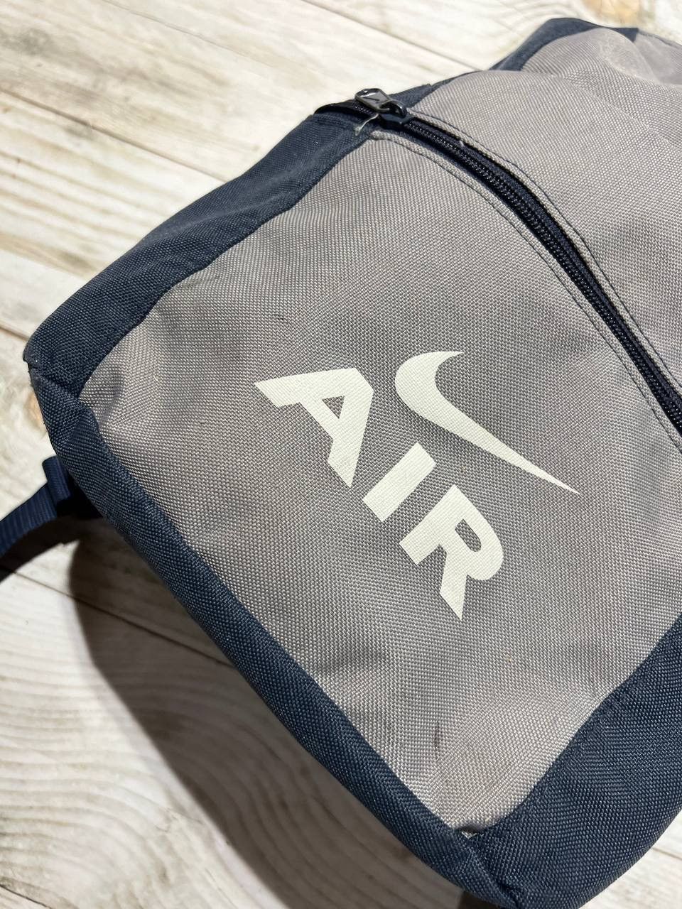Nike Vintage Nike Air Backpack 90s Swoosh Big Logo Grey/Blue Size ONE SIZE - 2 Thumbnail