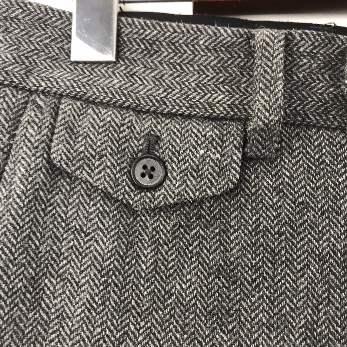Global Work GLOBAL WORK Straight Cut Wool Trousers Casual Pant Size US 32 / EU 48 - 3 Thumbnail
