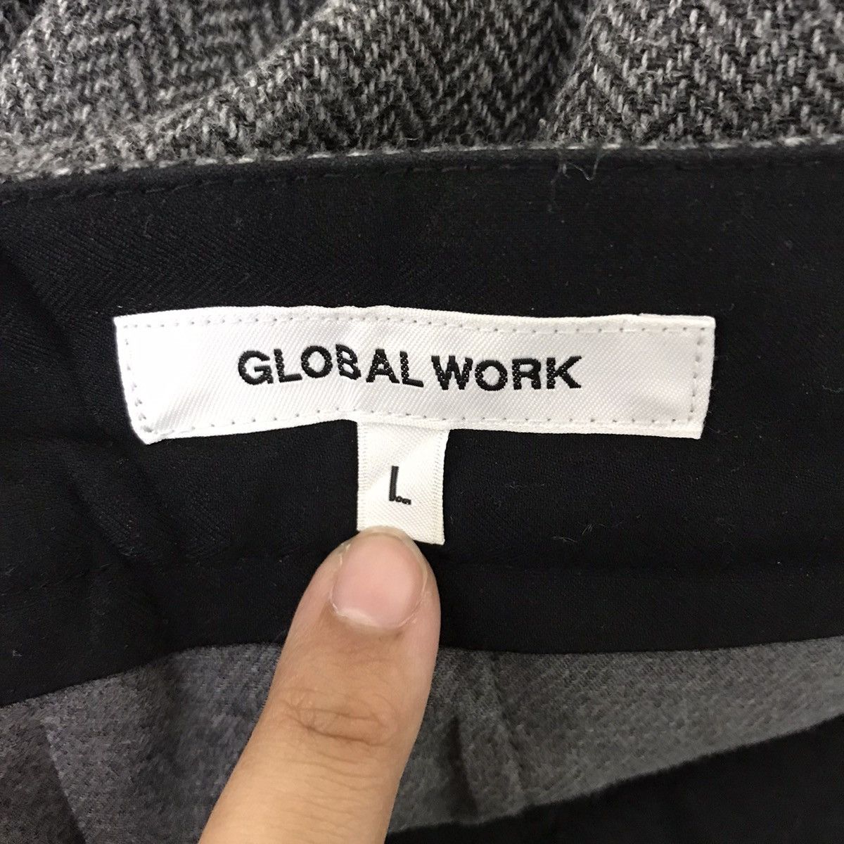 Global Work GLOBAL WORK Straight Cut Wool Trousers Casual Pant Size US 32 / EU 48 - 4 Thumbnail
