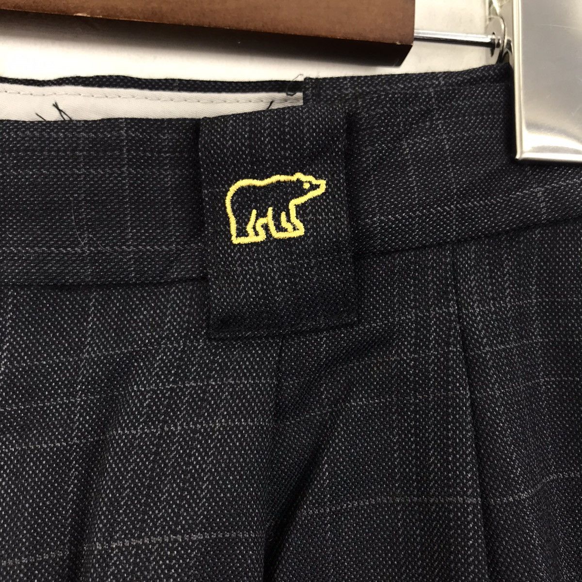 Golden Bear GOLDEN BEAR Check Wool Casual Trousers Pant Size US 32 / EU 48 - 3 Thumbnail