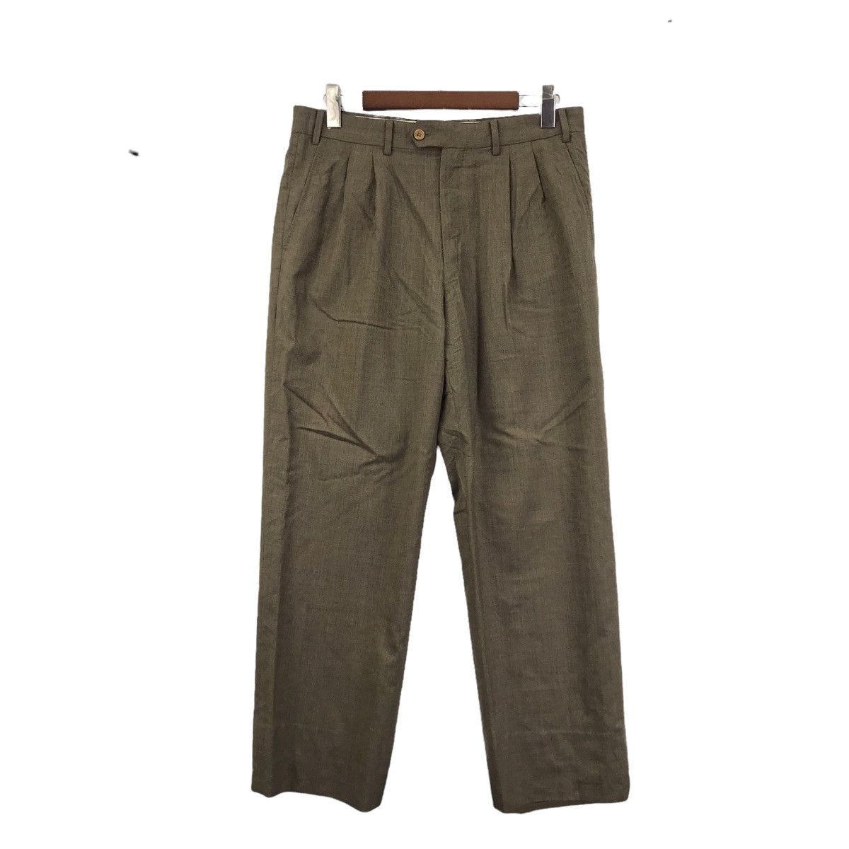 Japanese Brand DURBAN Japanese Brand Wool Casual Trousers Size US 32 / EU 48 - 1 Thumbnail