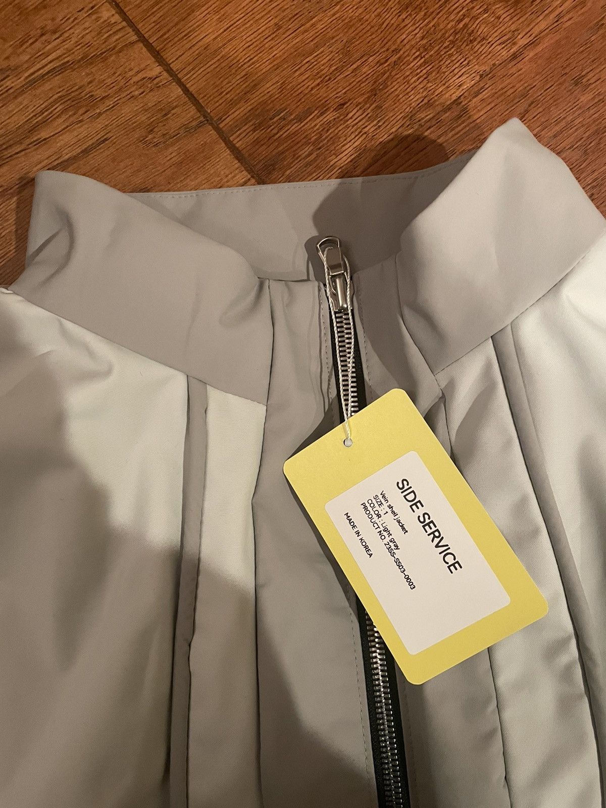 side service vein shell jacket y2k tech