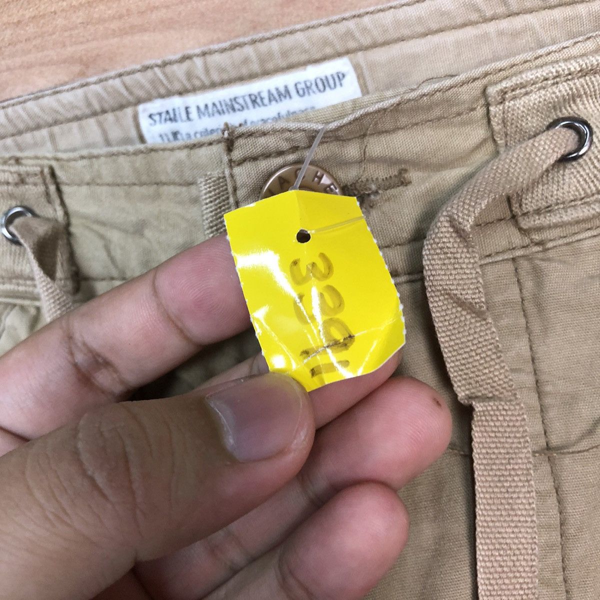 Vintage Vache Brown multi pocket streetwear Cargo Pants #3391 Size US 29 - 10 Thumbnail