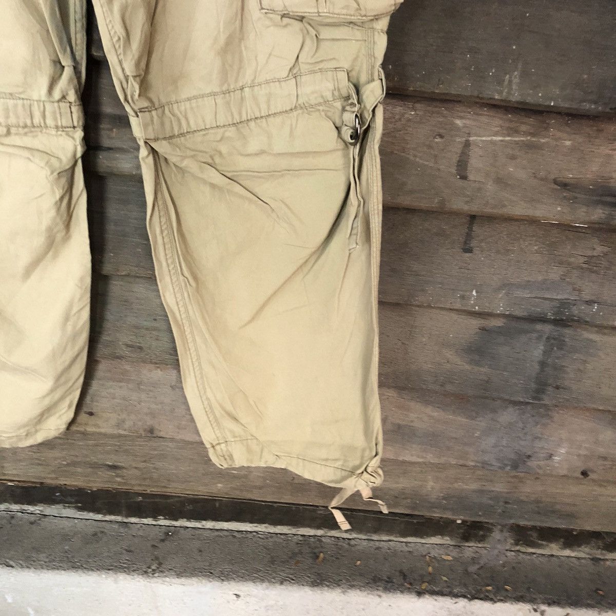 Vintage Vache Brown multi pocket streetwear Cargo Pants #3391 Size US 29 - 9 Thumbnail