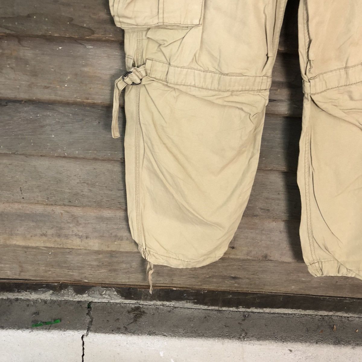 Vintage Vache Brown multi pocket streetwear Cargo Pants #3391 Size US 29 - 8 Thumbnail