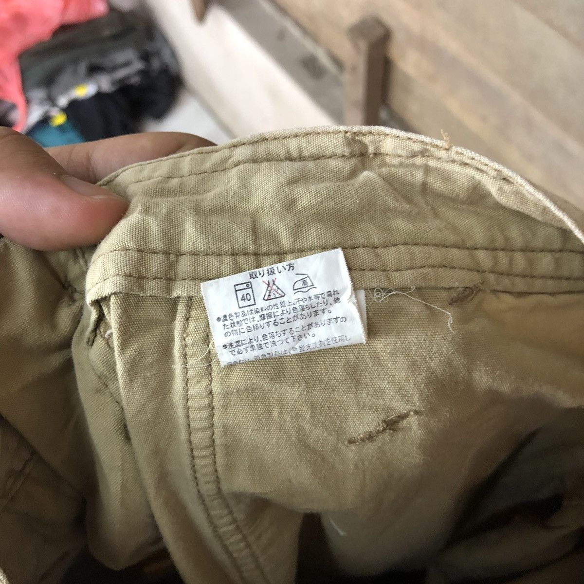Vintage Vache Brown multi pocket streetwear Cargo Pants #3391 Size US 29 - 17 Thumbnail