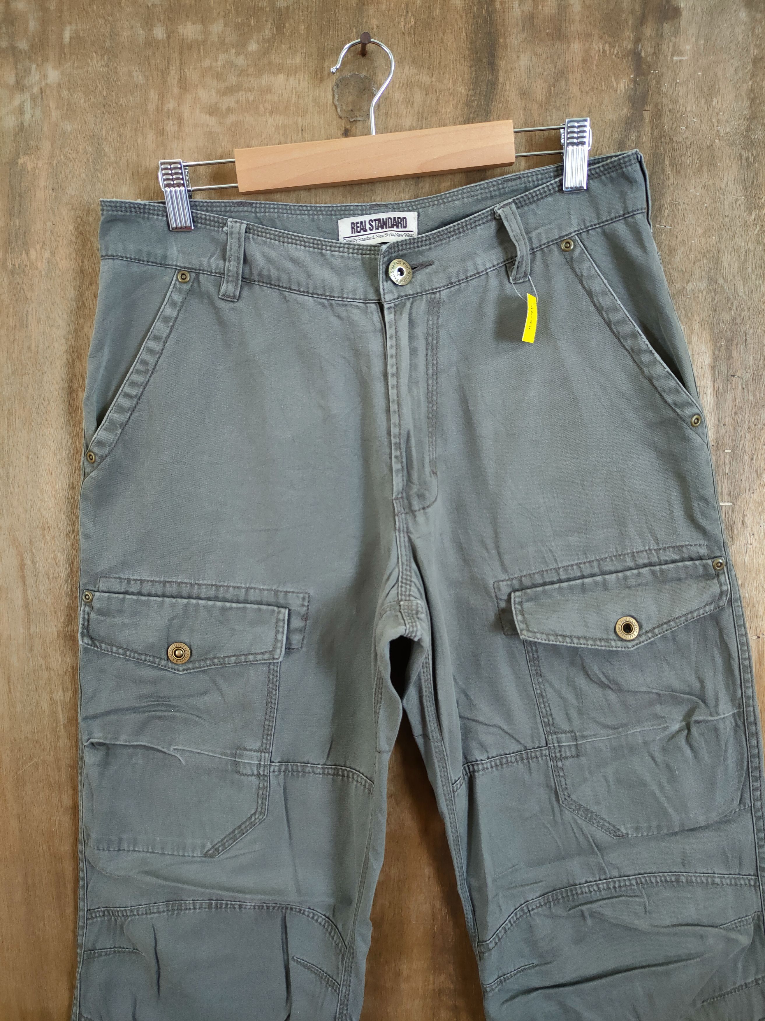Japanese Brand × Seditionaries DL Real Standard double knee cropped cargo pants #46-711 Size US 30 / EU 46 - 4 Thumbnail