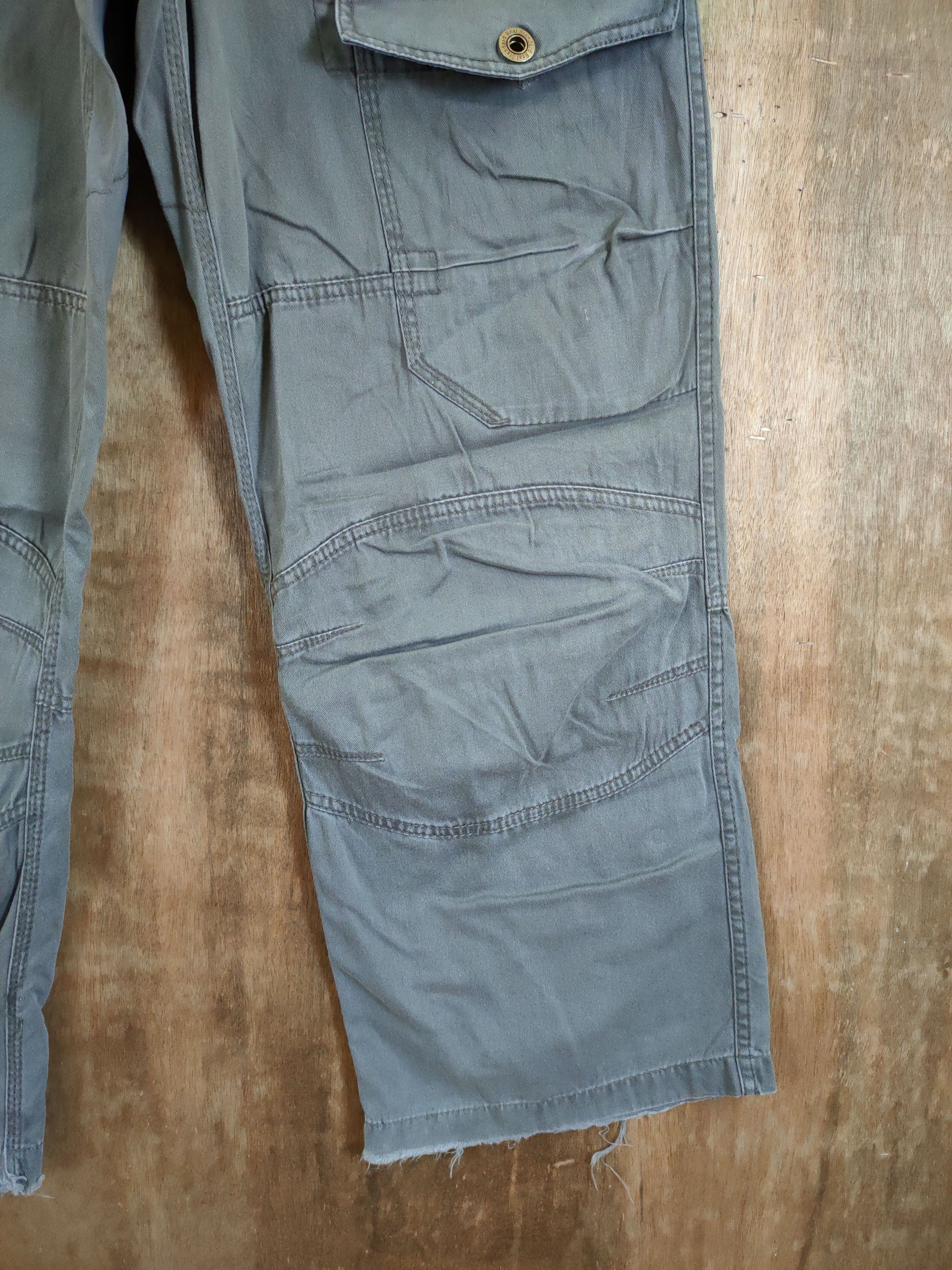 Japanese Brand × Seditionaries DL Real Standard double knee cropped cargo pants #46-711 Size US 30 / EU 46 - 2 Thumbnail