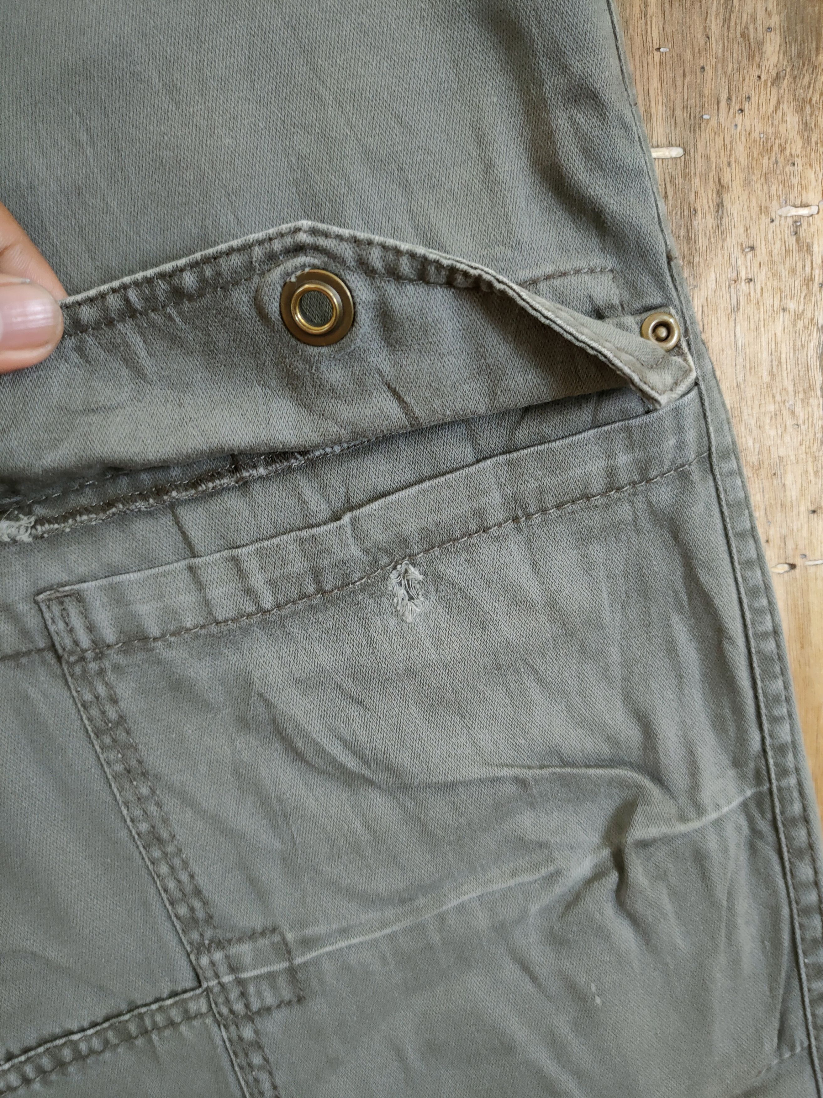 Japanese Brand × Seditionaries DL Real Standard double knee cropped cargo pants #46-711 Size US 30 / EU 46 - 5 Thumbnail