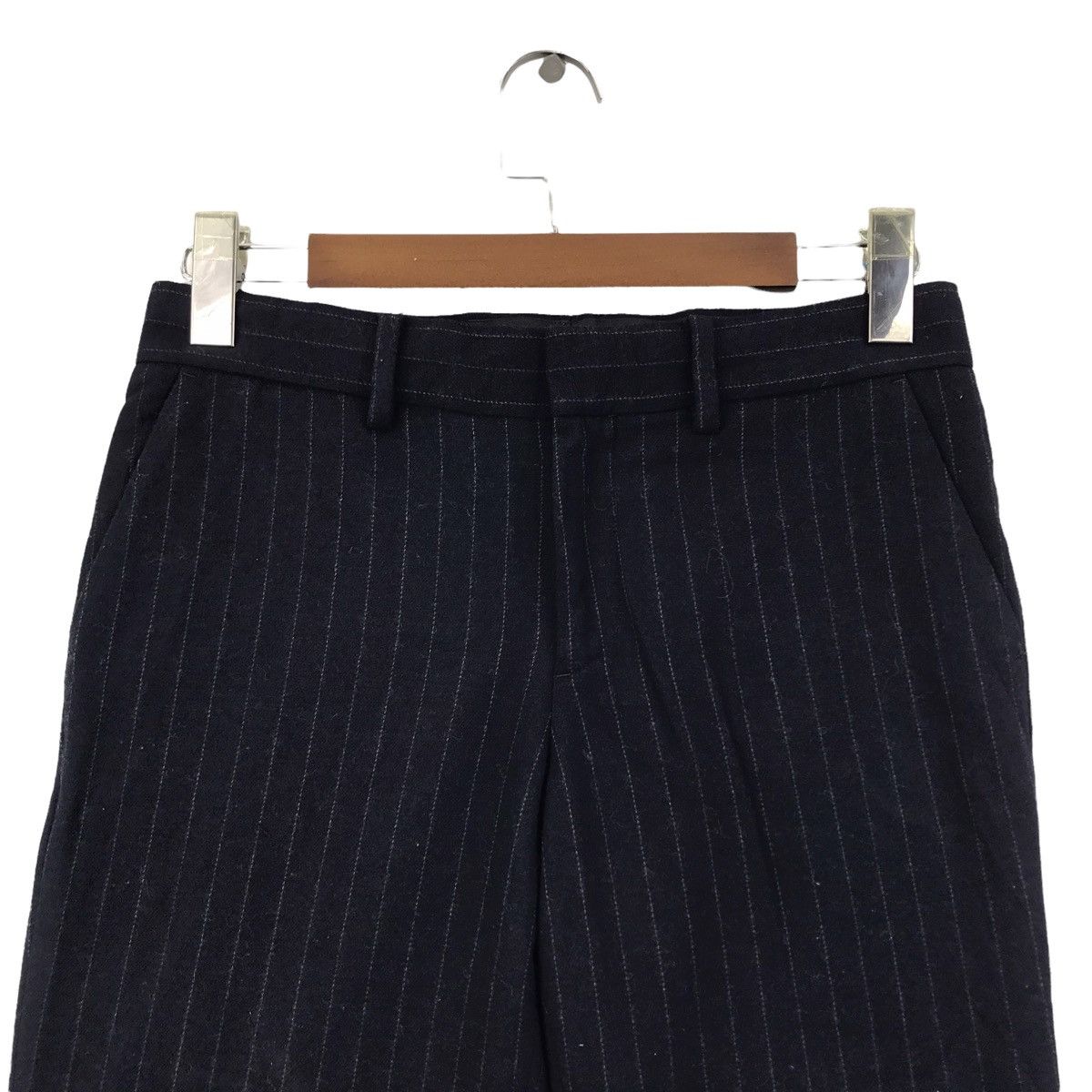 Japanese Brand SACRA TOKYO Japanese Brand Stripes Wool Casual Trousers Pant Size US 29 - 2 Thumbnail