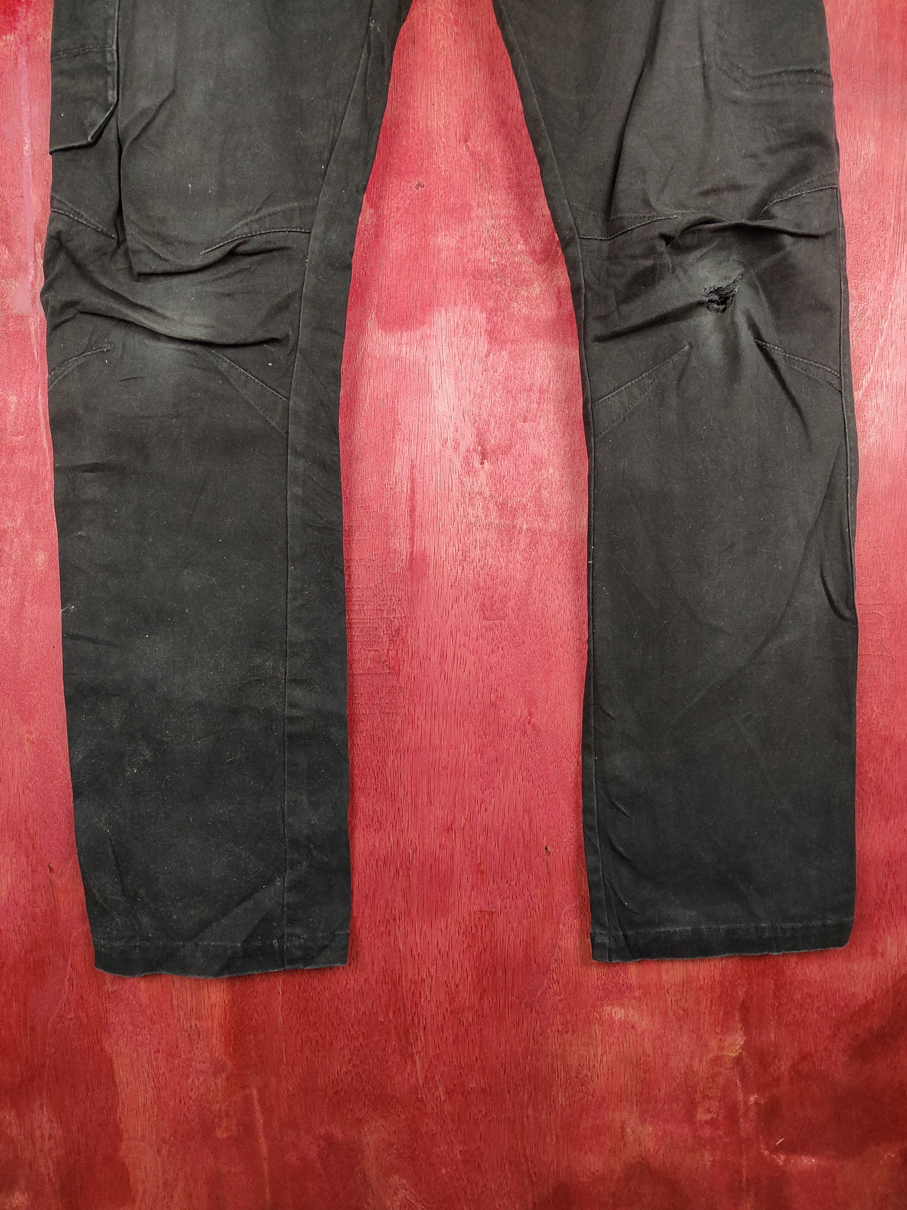 Japanese Brand Field Core utility tactical worker Black cargo Pants #4491 Size US 33 - 3 Thumbnail