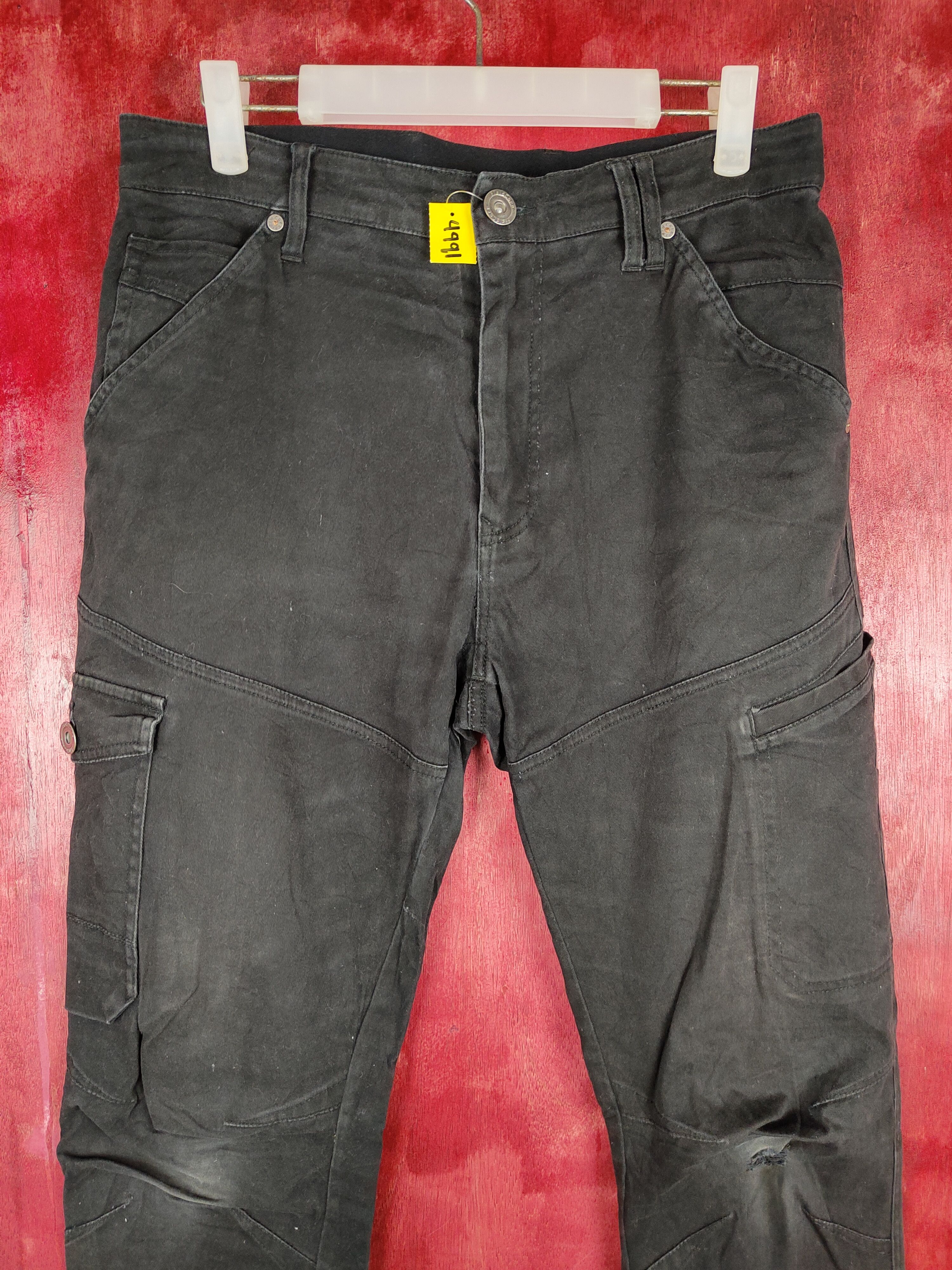 Japanese Brand Field Core utility tactical worker Black cargo Pants #4491 Size US 33 - 2 Thumbnail