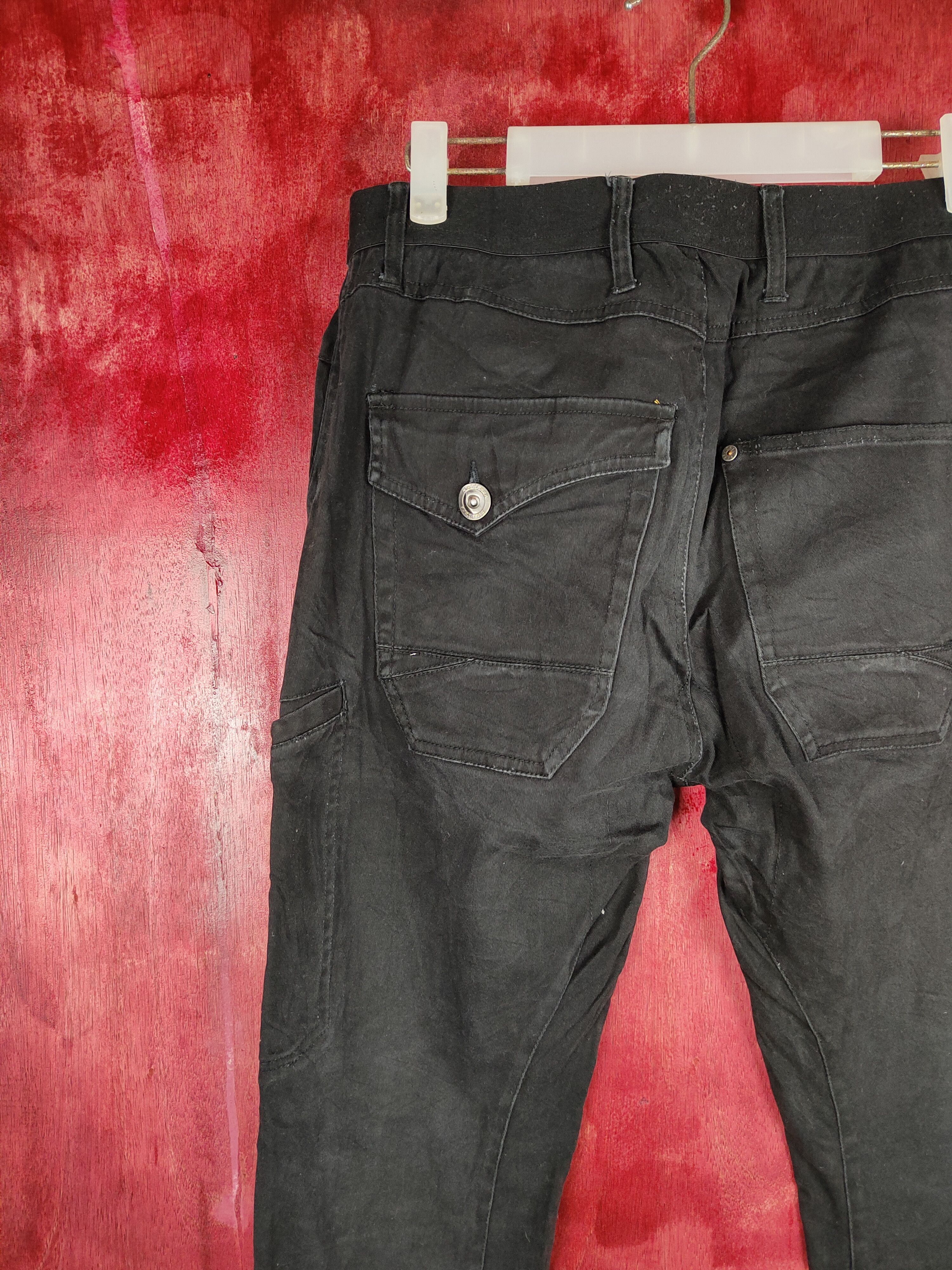 Japanese Brand Field Core utility tactical worker Black cargo Pants #4491 Size US 33 - 12 Thumbnail