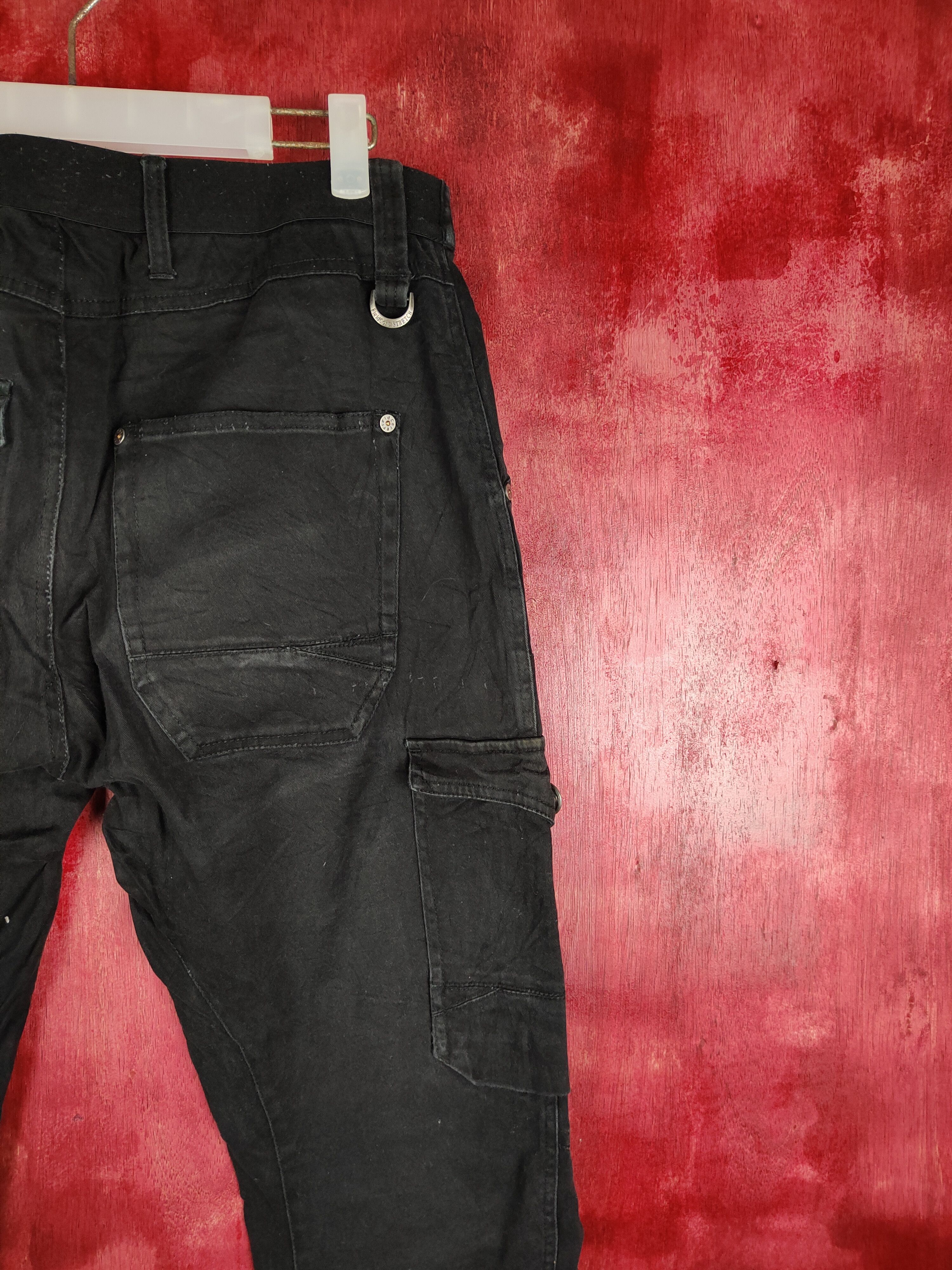 Japanese Brand Field Core utility tactical worker Black cargo Pants #4491 Size US 33 - 13 Thumbnail