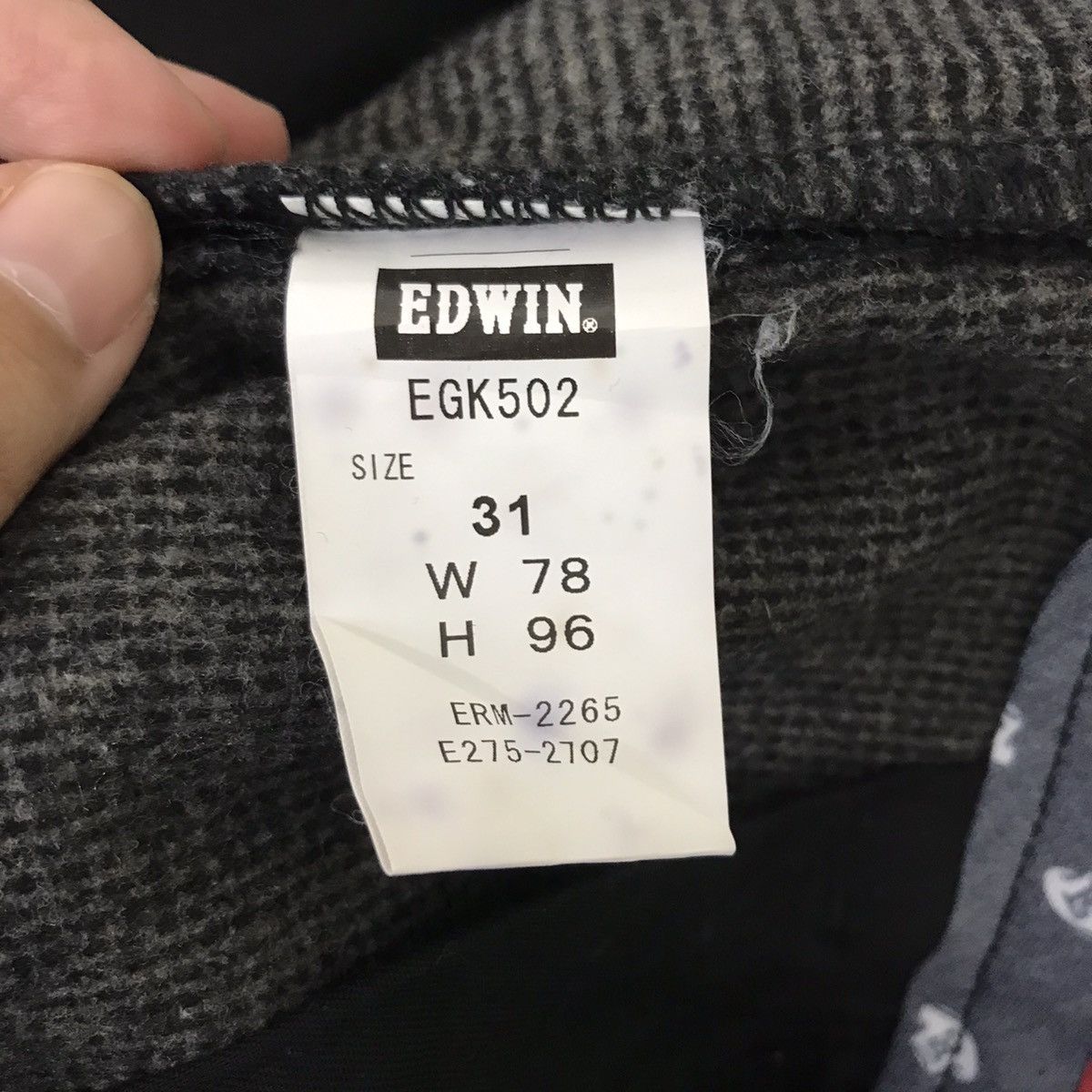 Edwin EDWIN DUDED Wool Trousers Casual Pant Size US 32 / EU 48 - 5 Thumbnail