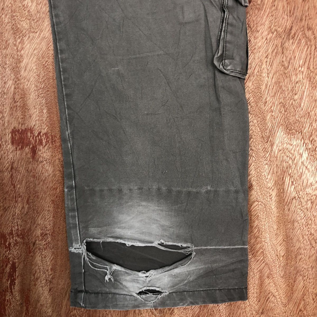 Faded Glory Japan Grey Faded MUltipocket Cargo Pants #c657DL Size US 35 - 13 Thumbnail