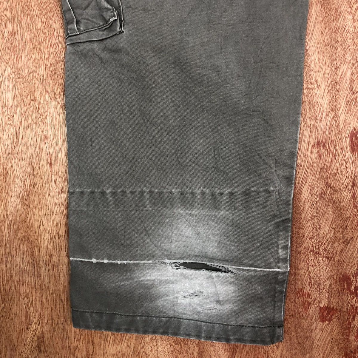 Faded Glory Japan Grey Faded MUltipocket Cargo Pants #c657DL Size US 35 - 14 Thumbnail
