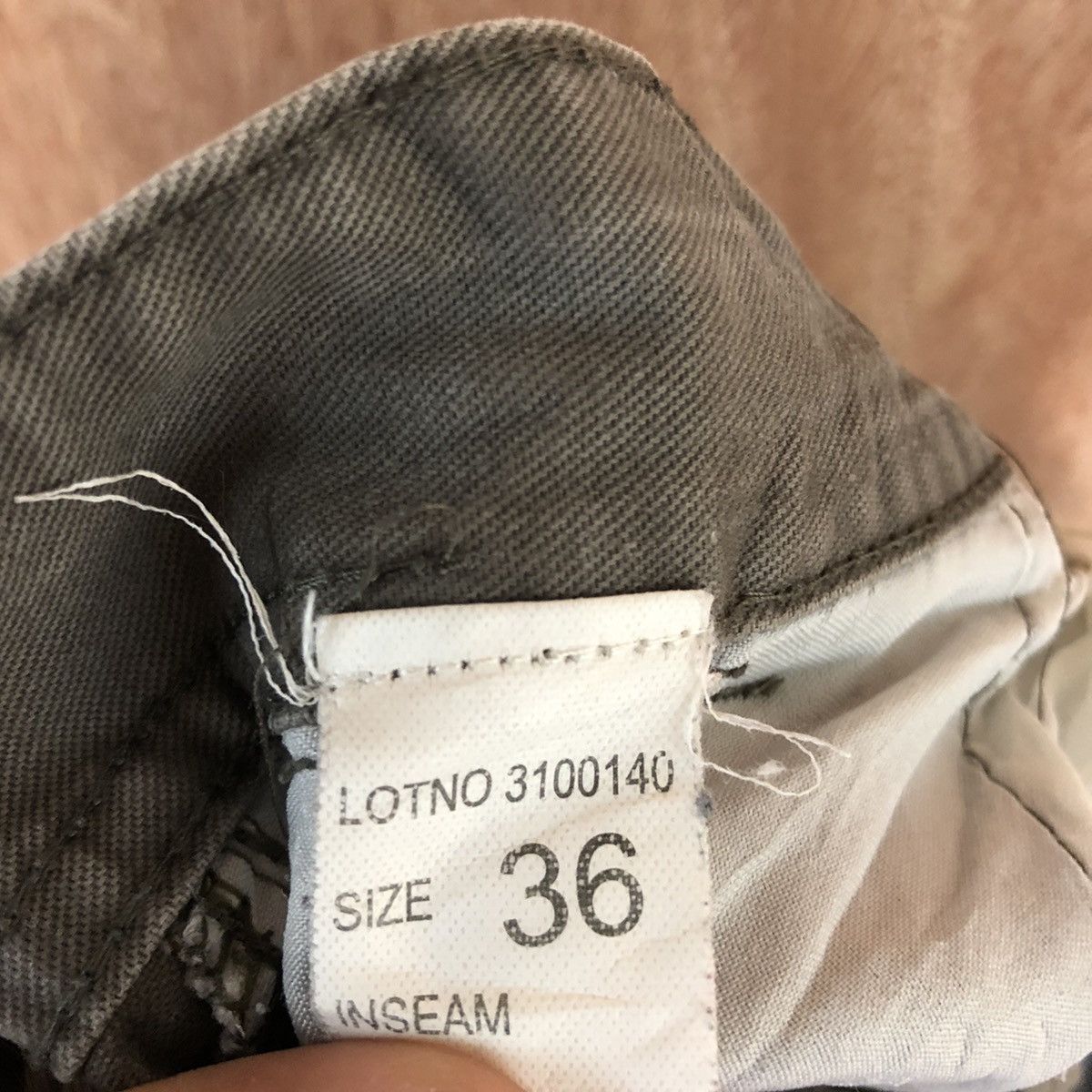 Faded Glory Japan Grey Faded MUltipocket Cargo Pants #c657DL Size US 35 - 15 Thumbnail