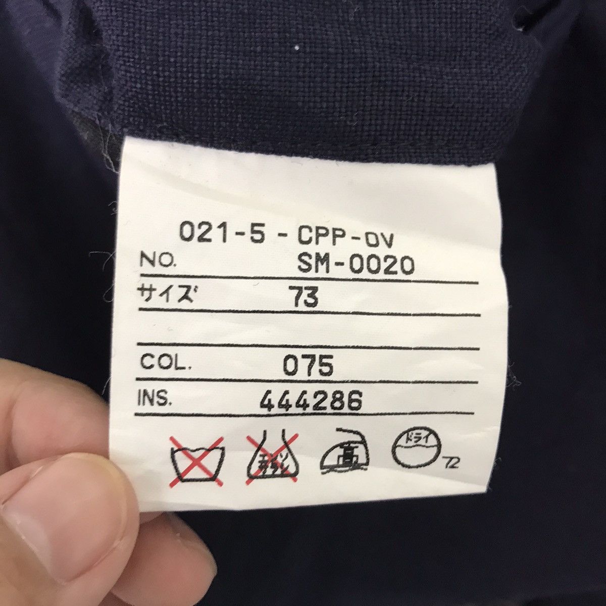 J. Press J. PRESS New York Straight Cut Wool Navy Trousers Pant Size US 26 / EU 42 - 4 Thumbnail
