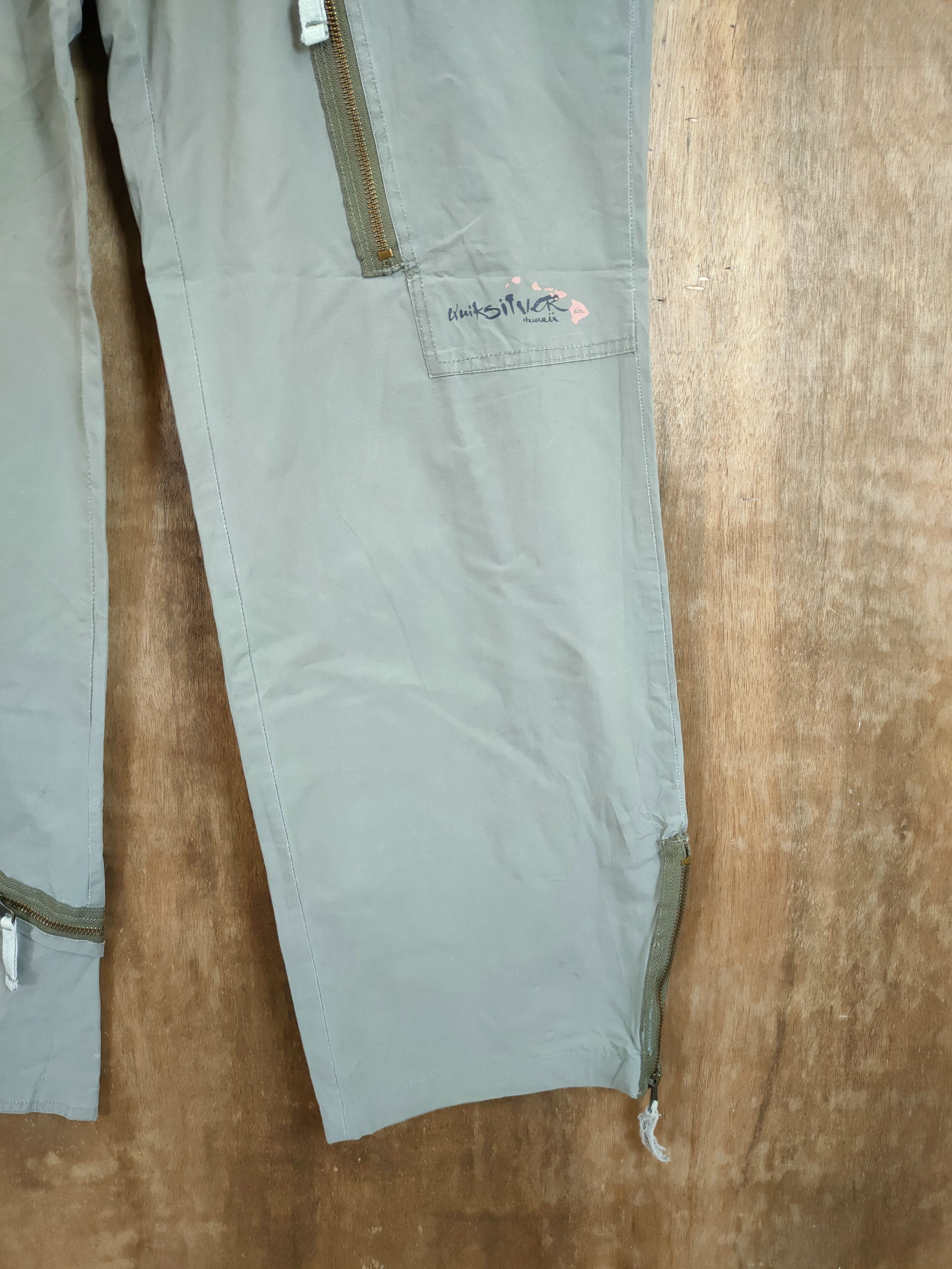 Quicksilver D Quiksilver surf style multipocket track cargo pants#46-791 Size US 35 - 3 Thumbnail