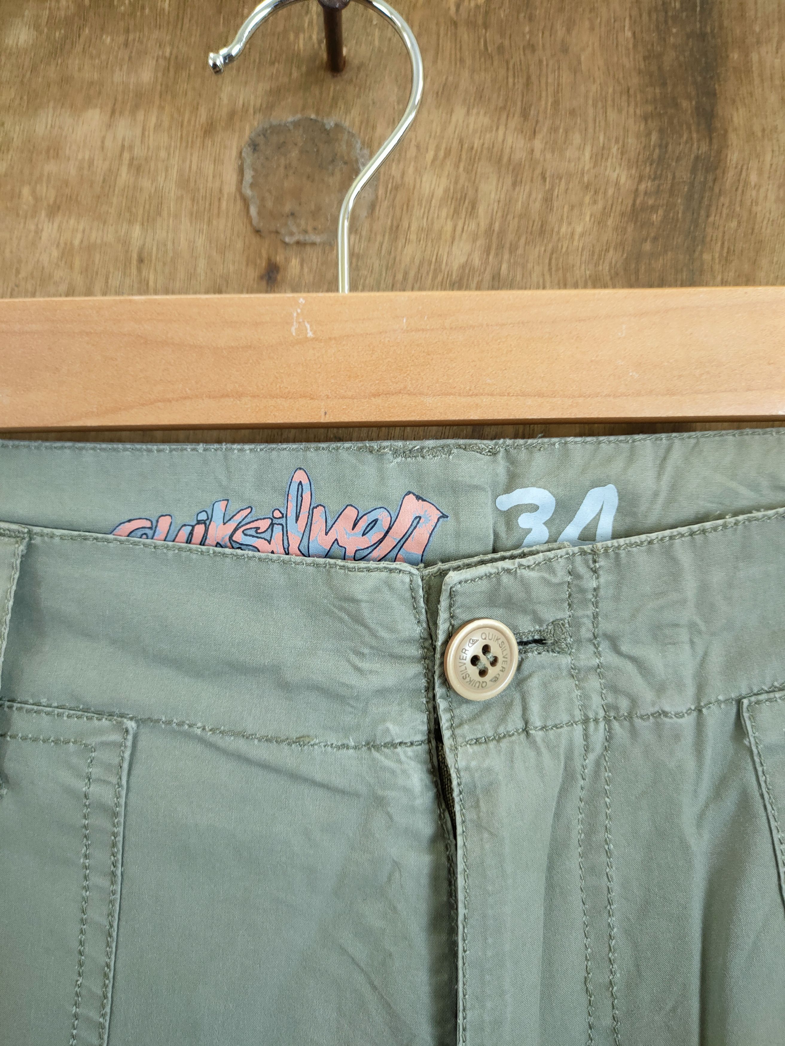 Quicksilver D Quiksilver surf style multipocket track cargo pants#46-791 Size US 35 - 7 Thumbnail