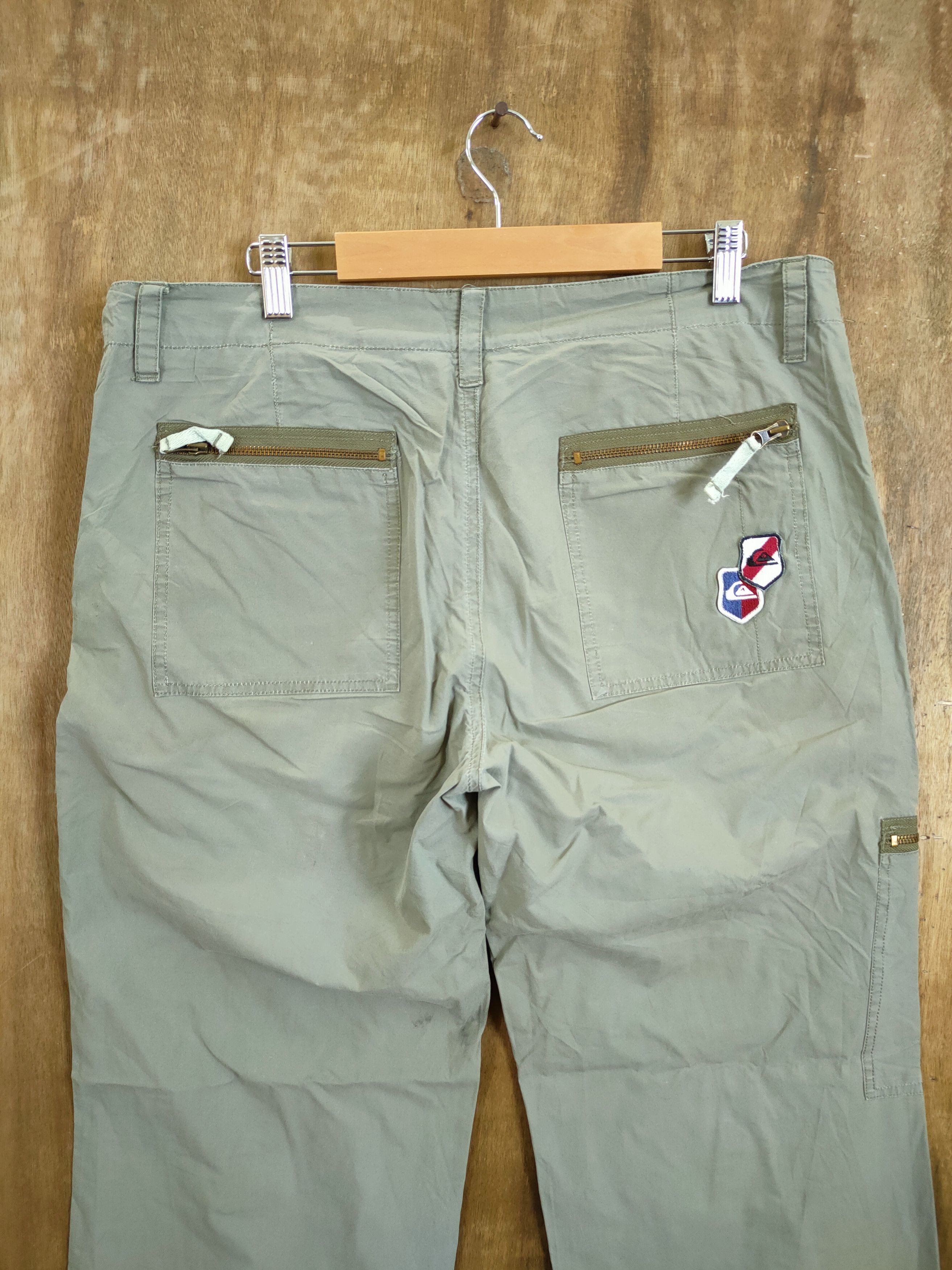 Quicksilver D Quiksilver surf style multipocket track cargo pants#46-791 Size US 35 - 10 Thumbnail