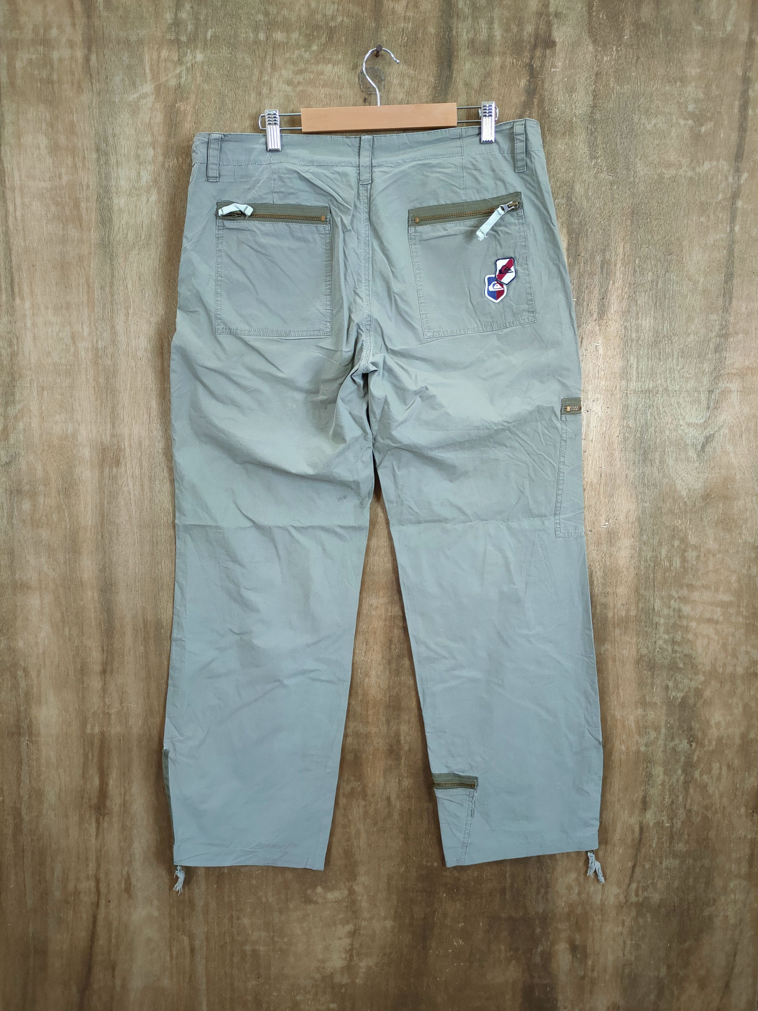 Quicksilver D Quiksilver surf style multipocket track cargo pants#46-791 Size US 35 - 8 Thumbnail