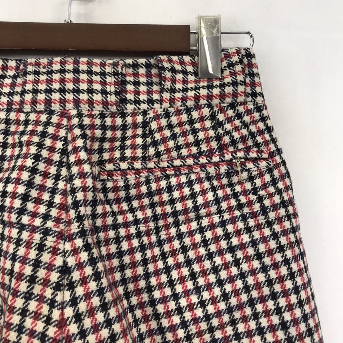 Descente DESCENTE Check Tartan Wool Trousers Pant Size US 26 / EU 42 - 6 Thumbnail