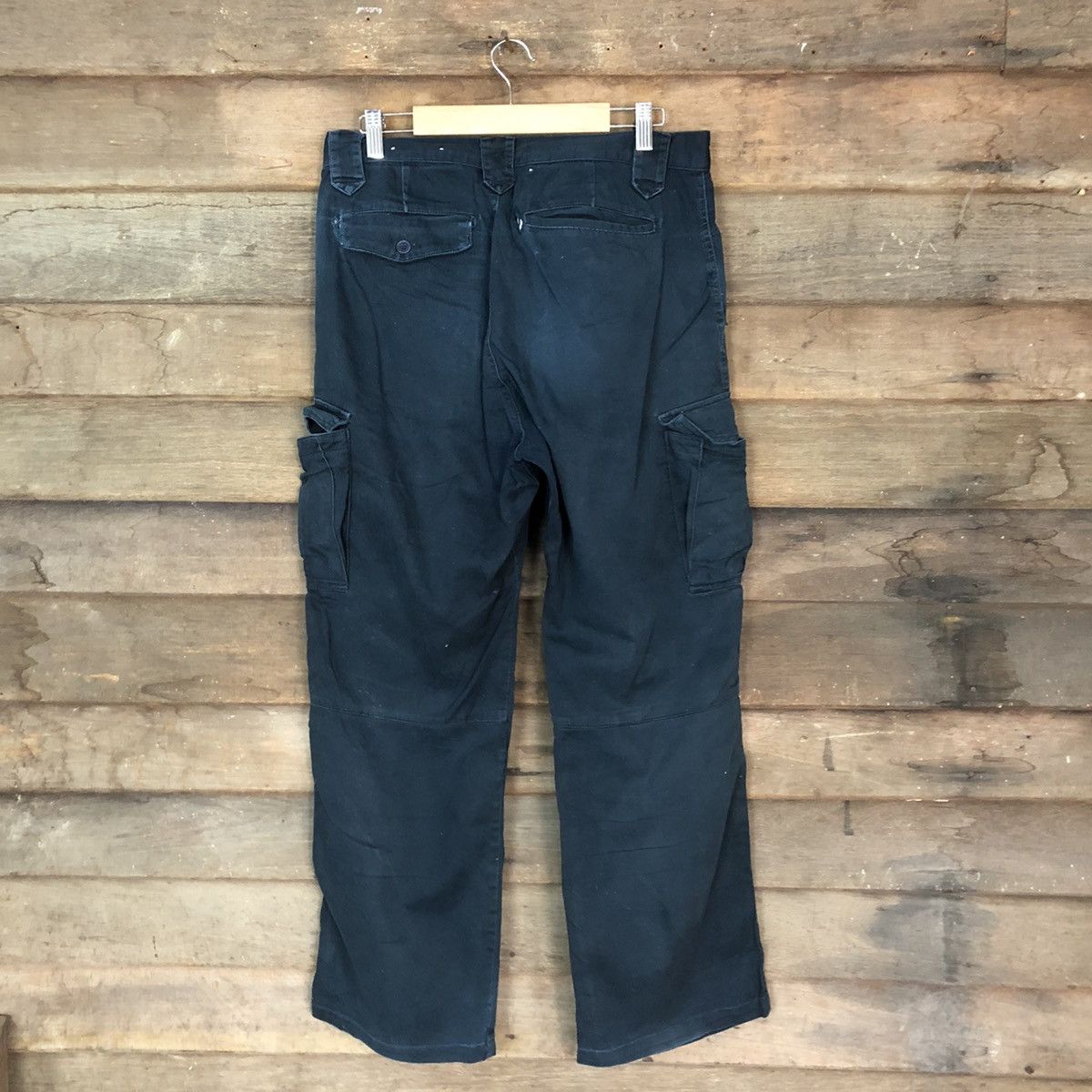 Japanese Brand Japanese Brand Dark Blue utility Cargo Pants #7063 Size US 32 / EU 48 - 10 Thumbnail