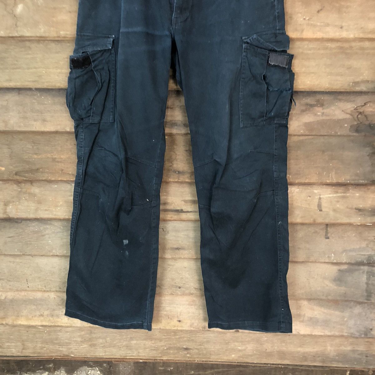 Japanese Brand Japanese Brand Dark Blue utility Cargo Pants #7063 Size US 32 / EU 48 - 3 Thumbnail