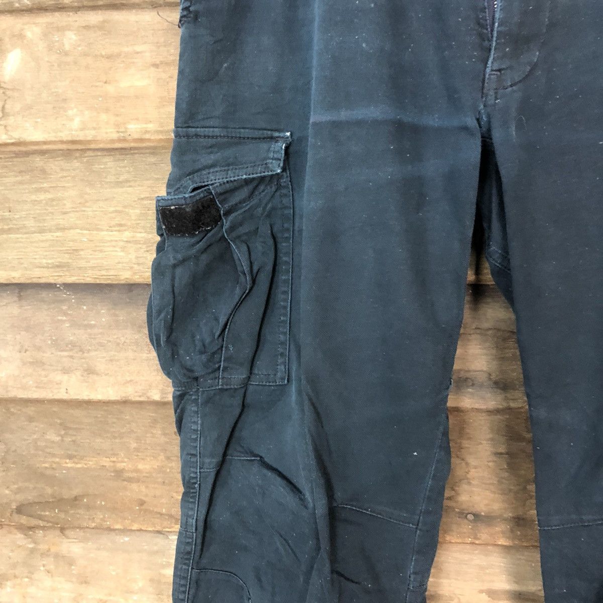 Japanese Brand Japanese Brand Dark Blue utility Cargo Pants #7063 Size US 32 / EU 48 - 6 Thumbnail