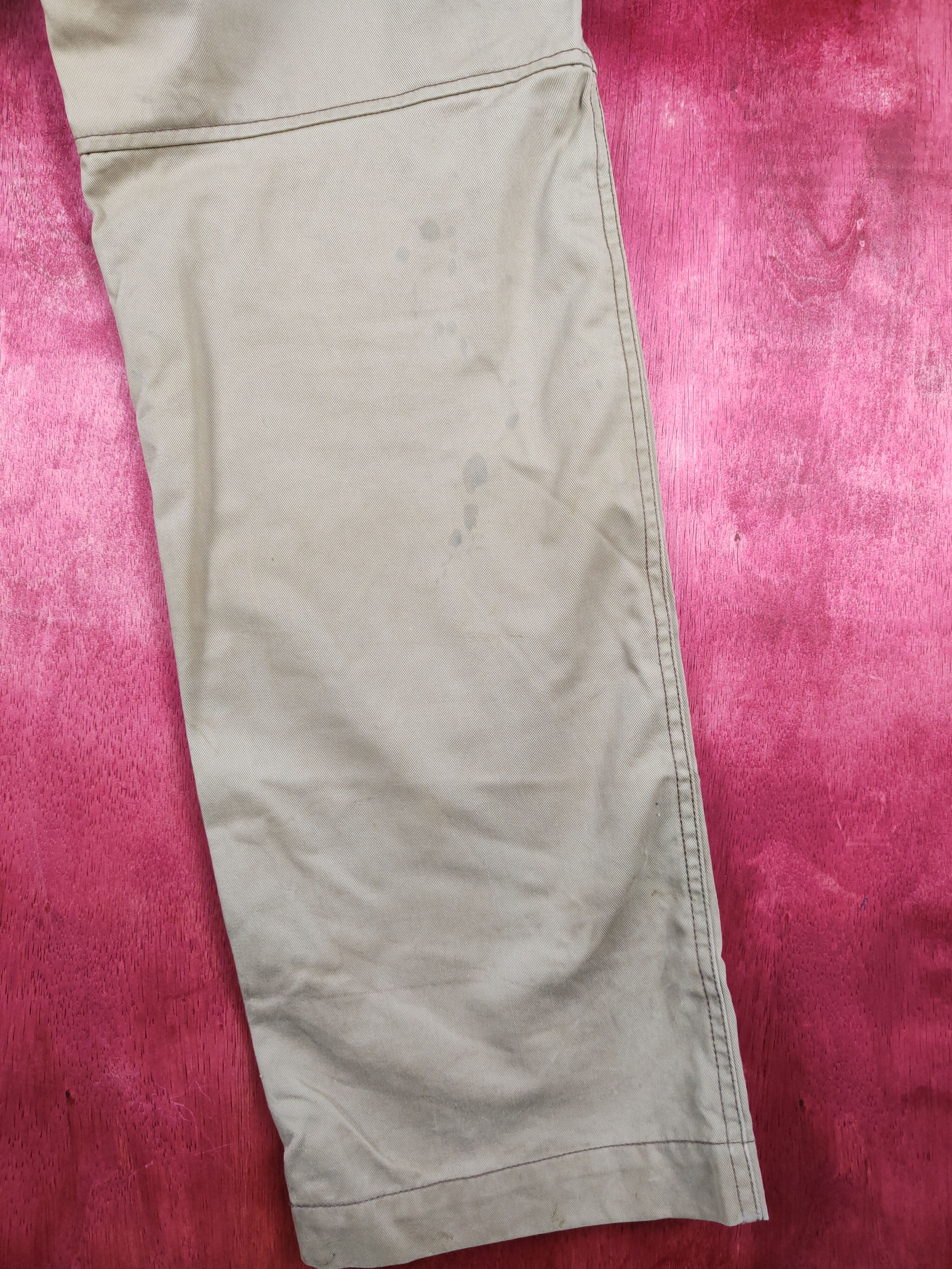 Dickies Dickies Brown distressed faded double knee cargo Pants #4842 Size US 31 - 16 Thumbnail
