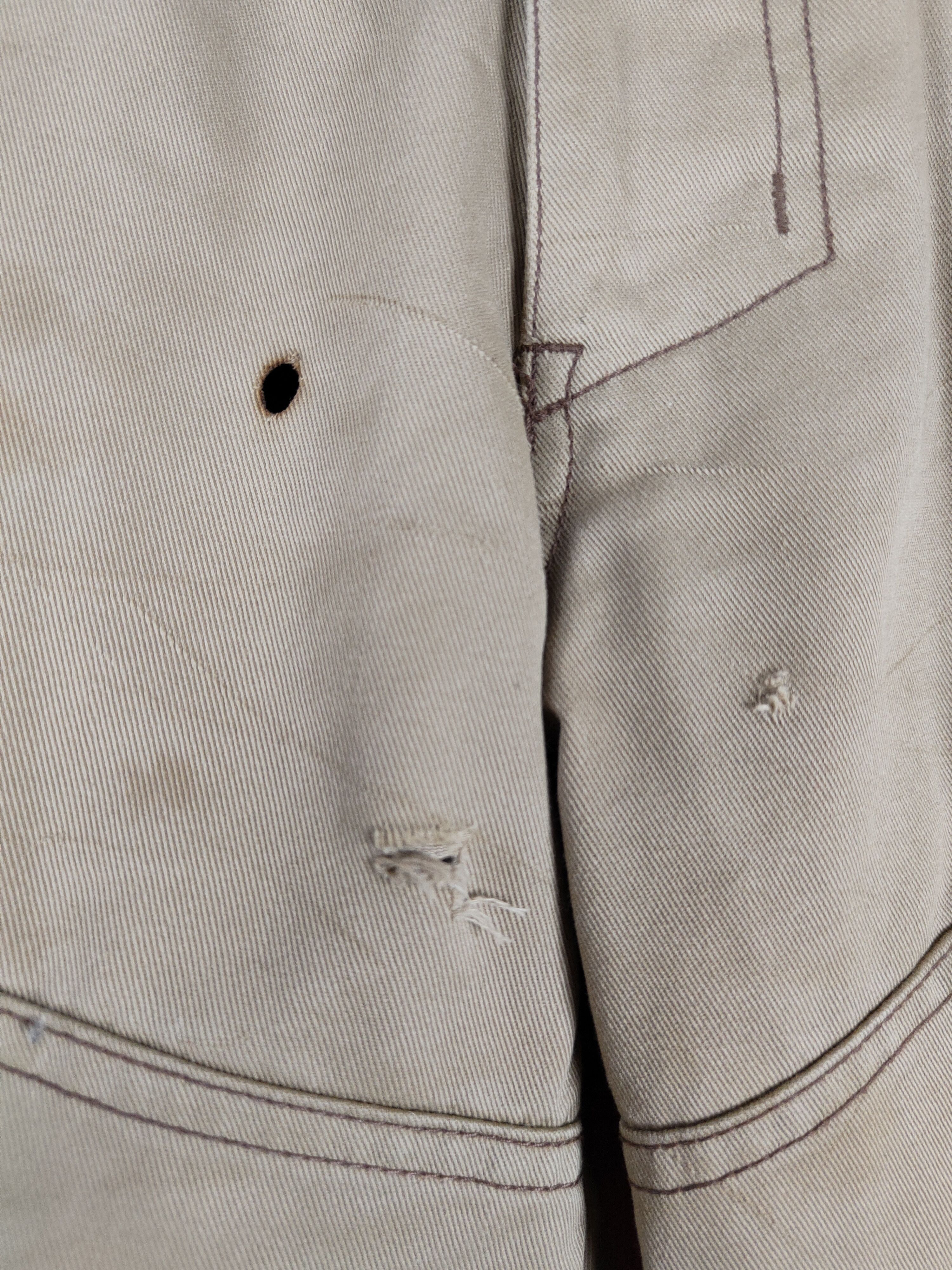 Dickies Dickies Brown distressed faded double knee cargo Pants #4842 Size US 31 - 3 Thumbnail