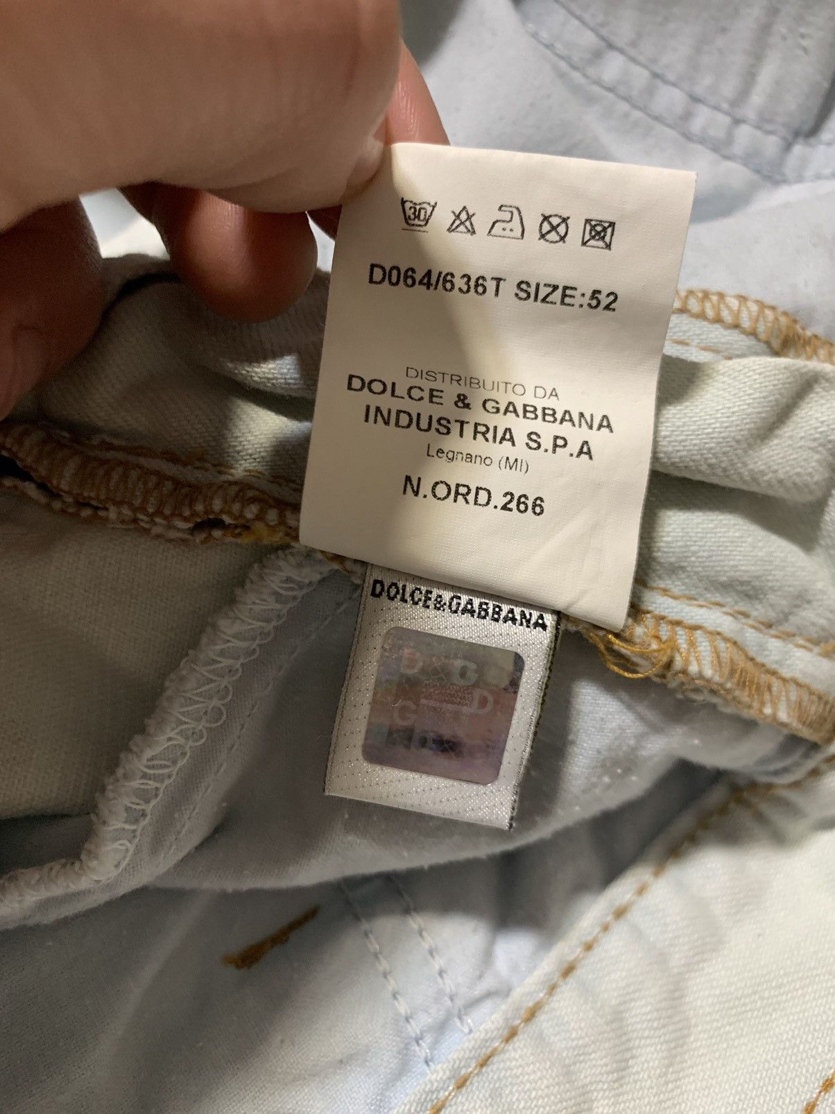 Dolce & Gabbana Vintage Dolce Gabbana Classic 5 Pocket Denim Work Project Size US 34 / EU 50 - 10 Thumbnail