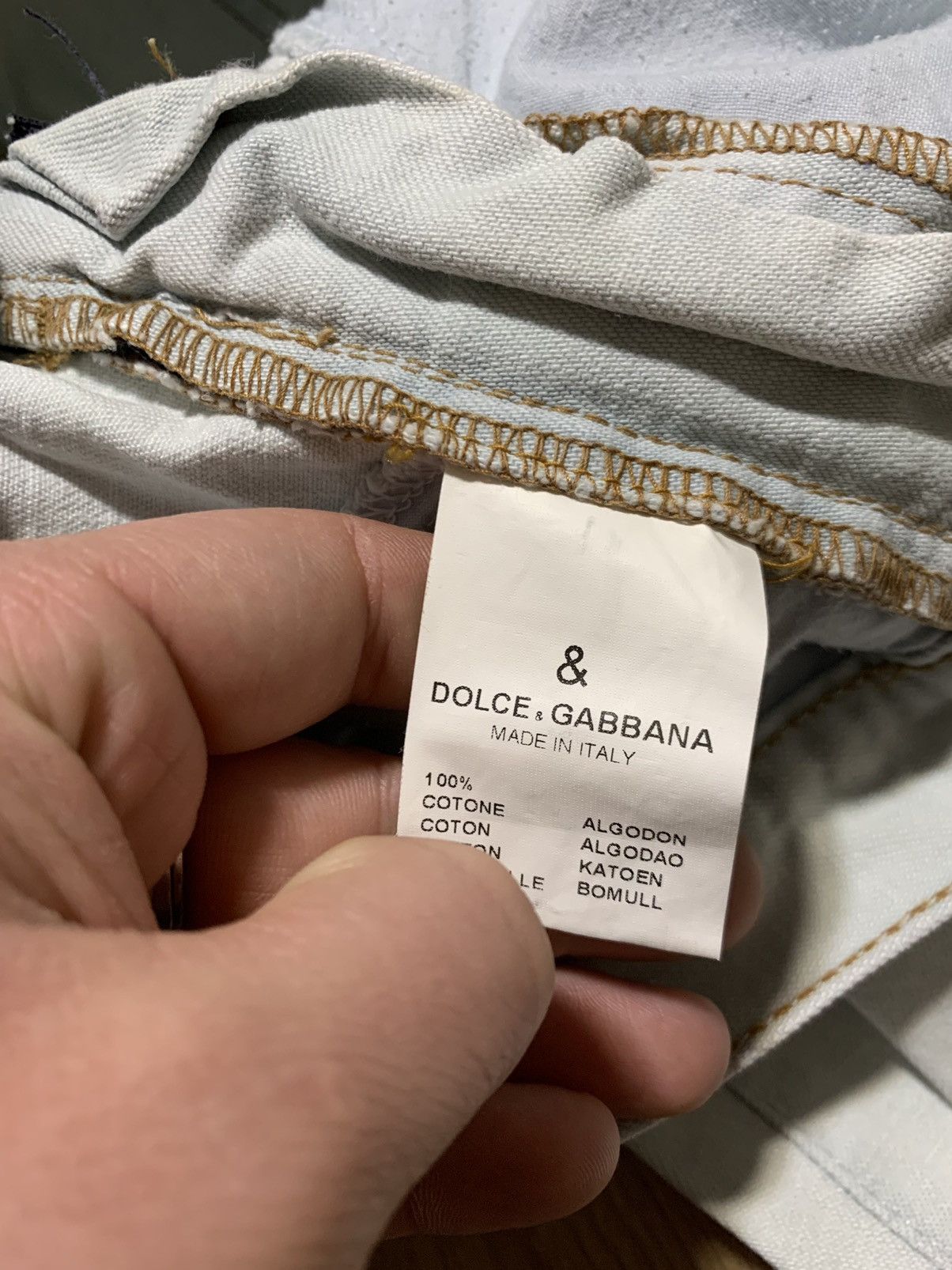Dolce & Gabbana Vintage Dolce Gabbana Classic 5 Pocket Denim Work Project Size US 34 / EU 50 - 9 Thumbnail