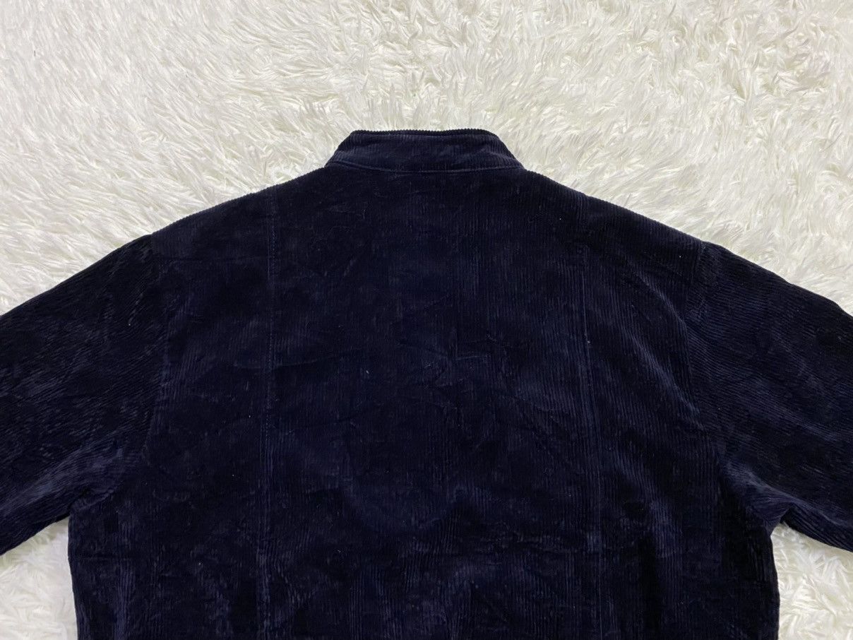 Japanese Brand Simple Life Velvet Jacket in Dark Blue Size US M / EU 48-50 / 2 - 6 Thumbnail