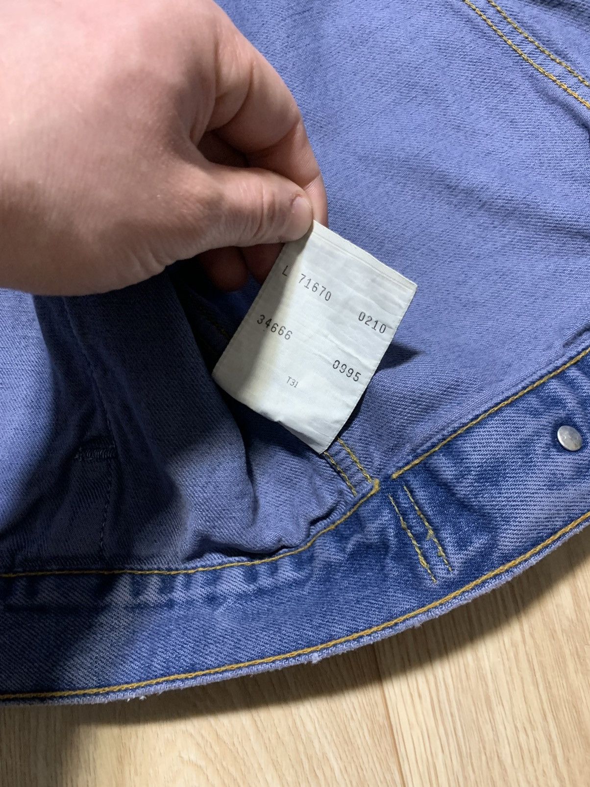 Levi's Vintage Levi’s Denim Jacket With Lining Size L Size US L / EU 52-54 / 3 - 16 Thumbnail